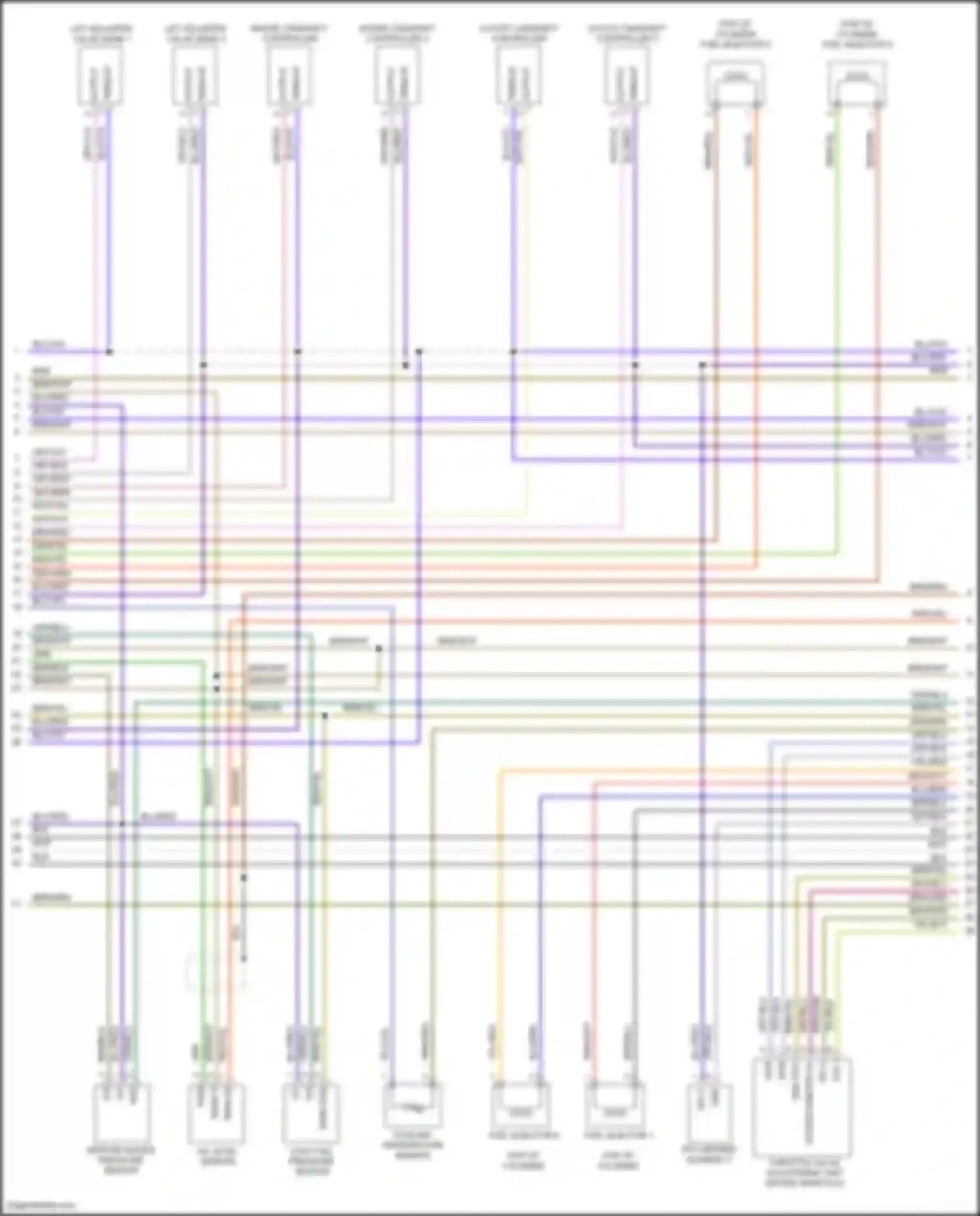 Panamera 4 Porsche 970 facelift (2013-2016): Wiring diagram engine performance 3.0l turbo (2 of 7)