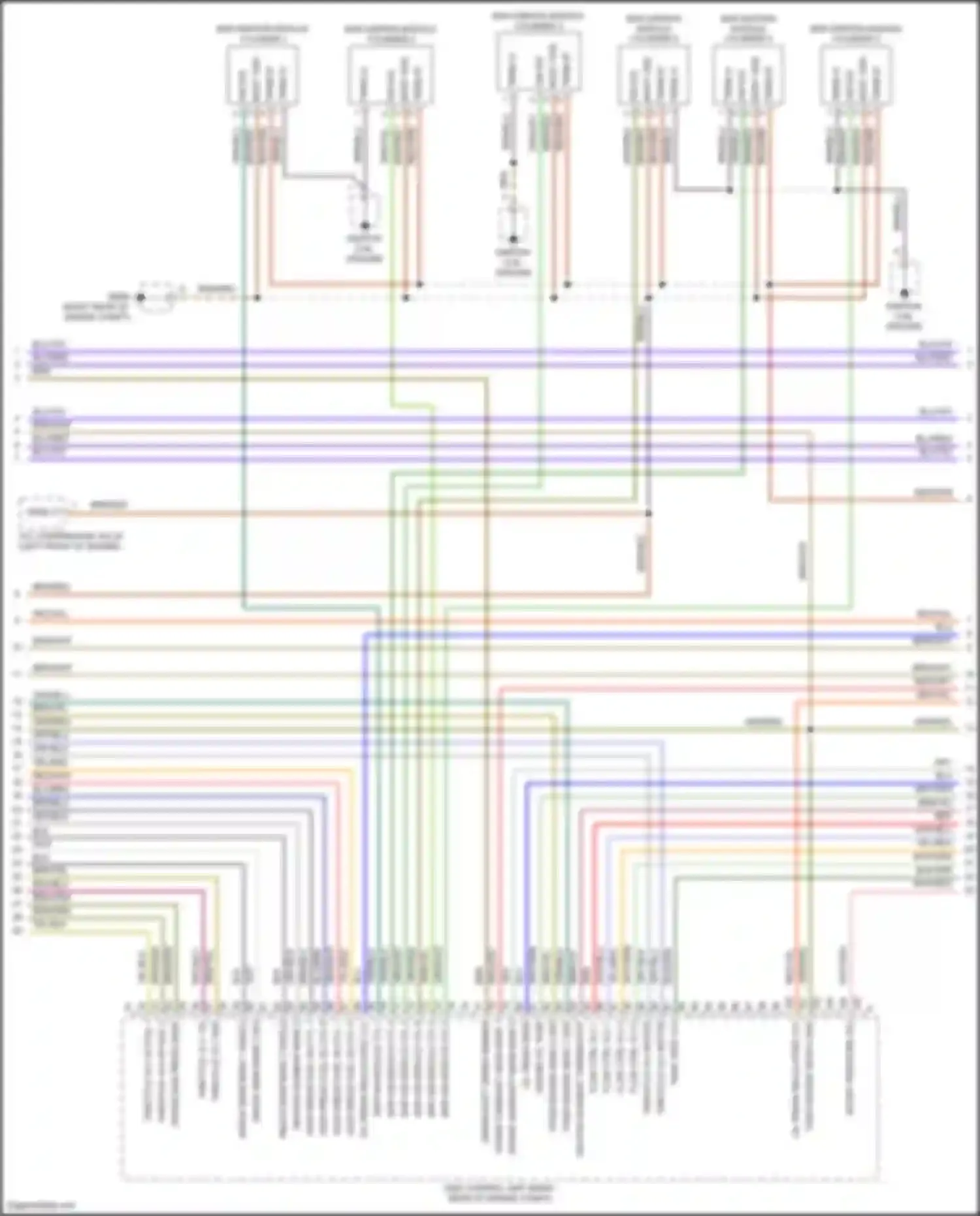 Panamera 4 Porsche 970 facelift (2013-2016): Wiring diagram engine performance 3.0l turbo (3 of 7)