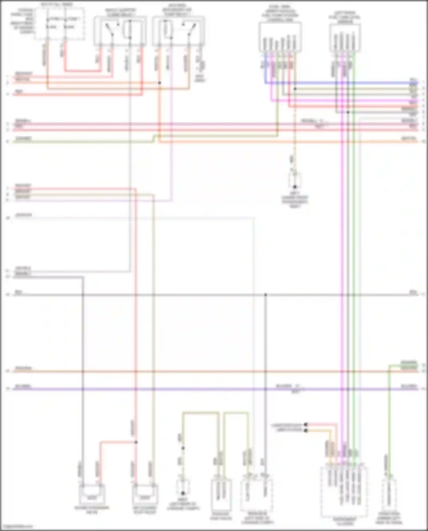 Panamera 4 Porsche 970 facelift (2013-2016): Wiring diagram engine performance 3.6l (2 of 5)