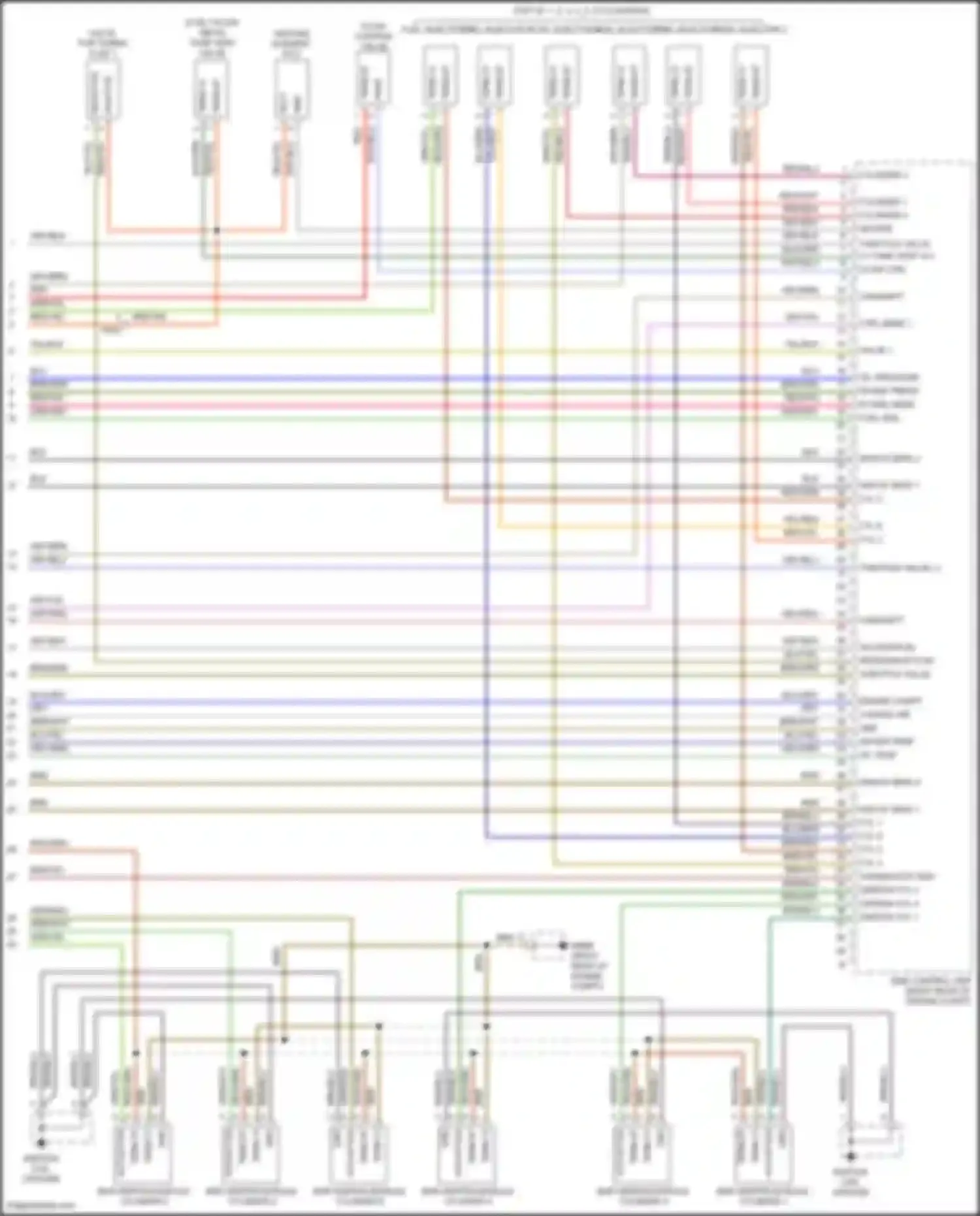 Panamera 4 Porsche 970 facelift (2013-2016): Wiring diagram engine performance 3.6l (5 of 5)