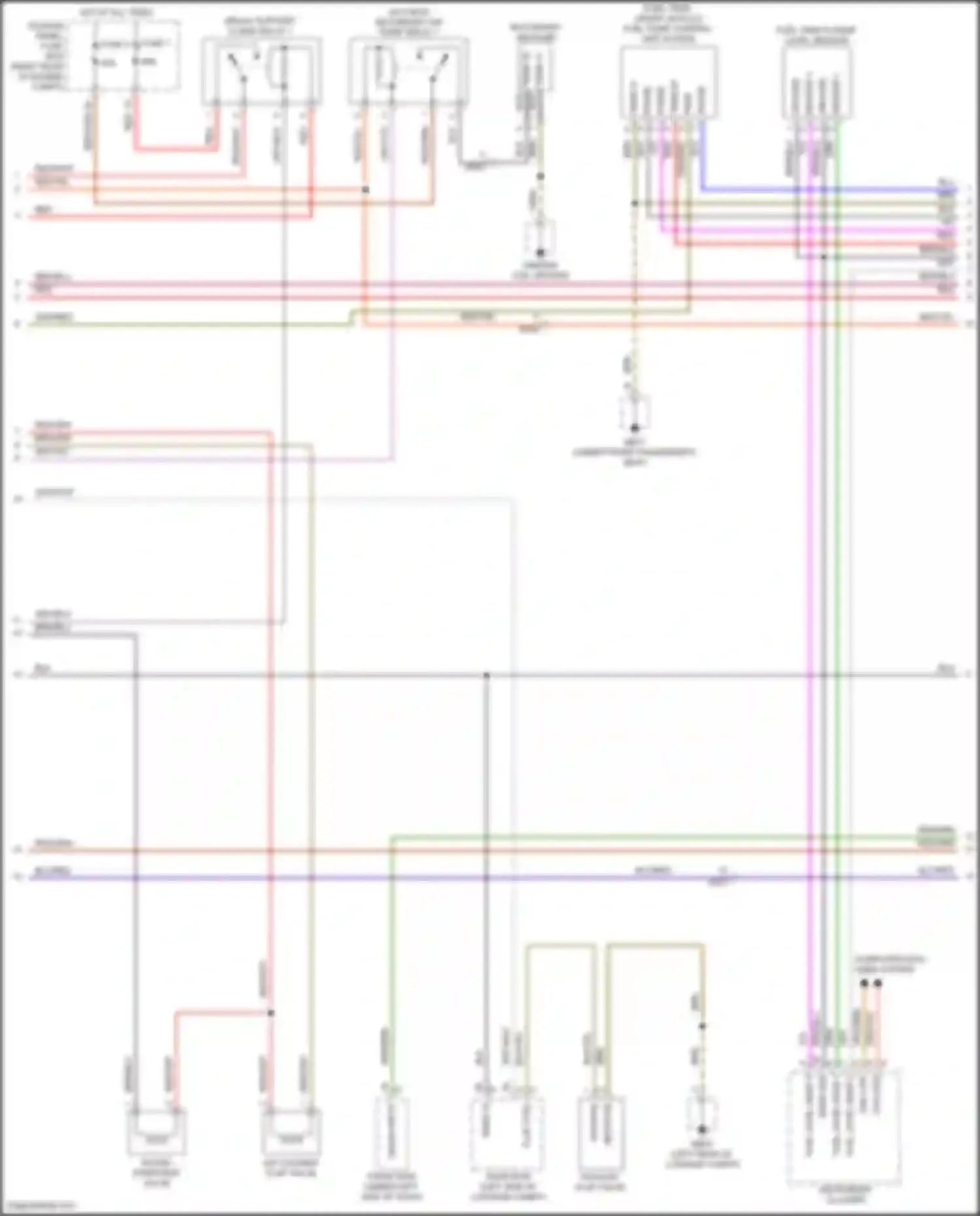 Panamera 4 Porsche 970 facelift (2013-2016): Wiring diagram engine performance 4.8l turbo (2 of 5)