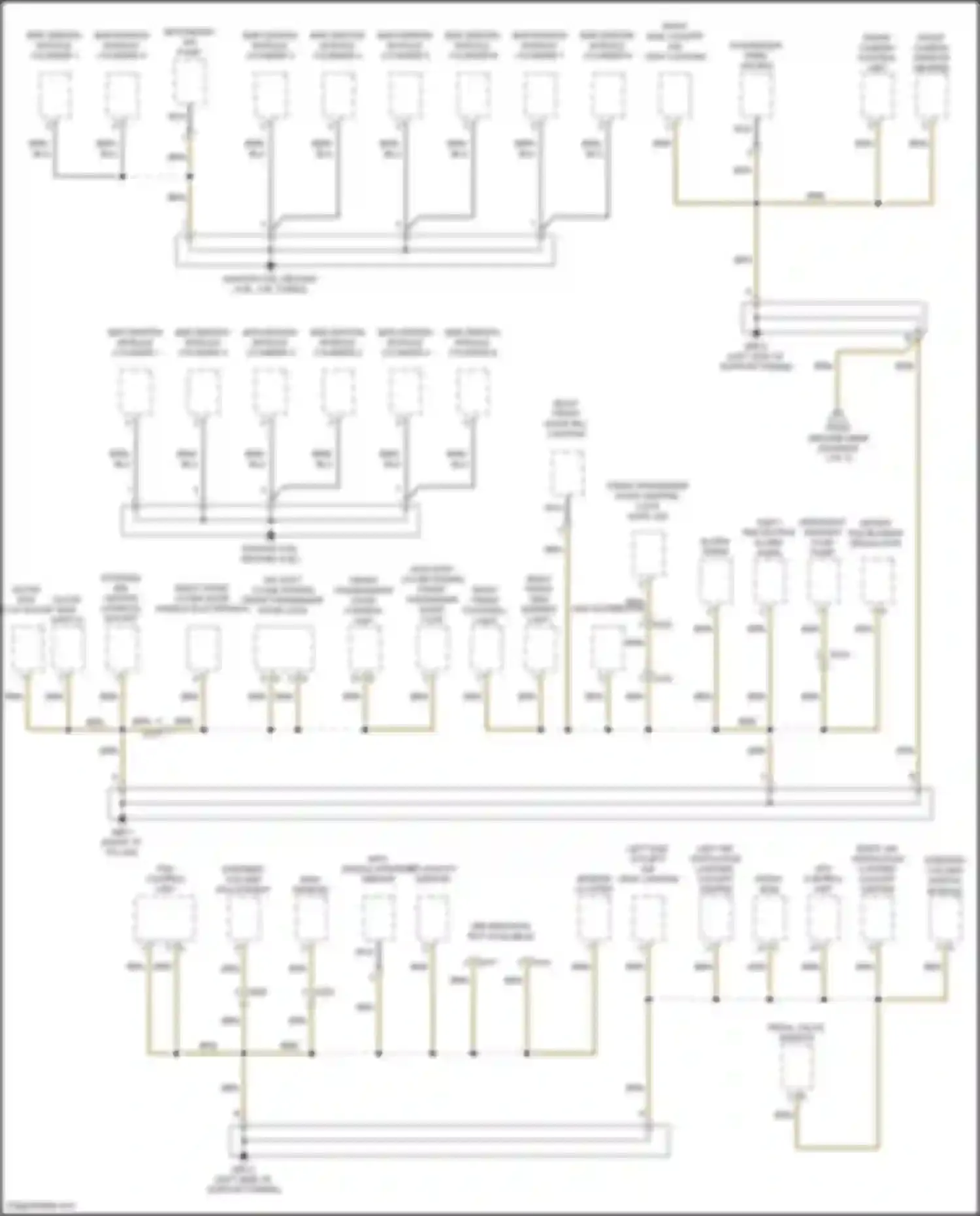 Wiring diagram bar ignition module cylinder 7 for Porsche Panamera 4 970 facelift (2013-2016) (1 of 2)