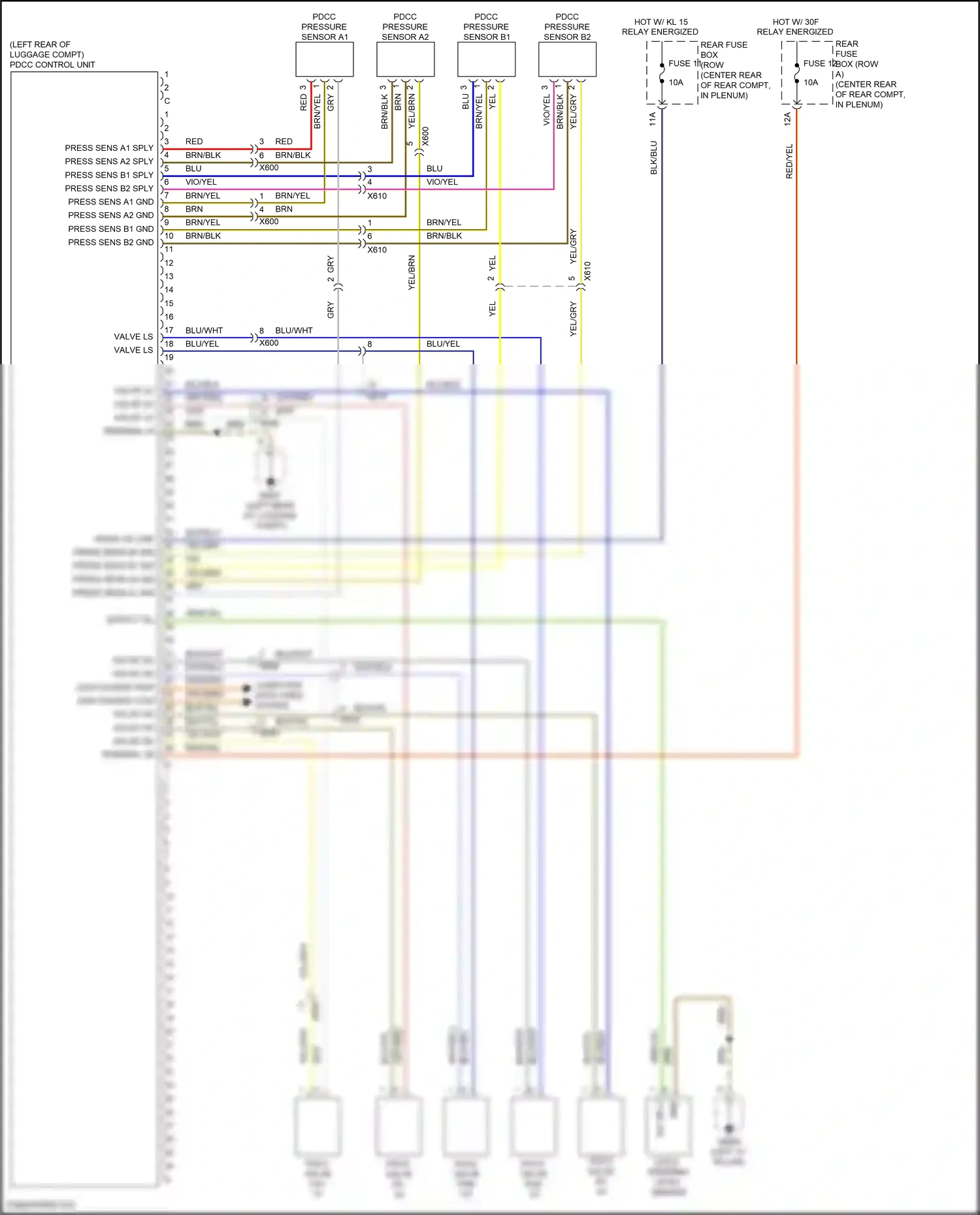 Wiring diagram blu for Porsche Panamera 4 970 facelift (2013-2016) (1 of 89)