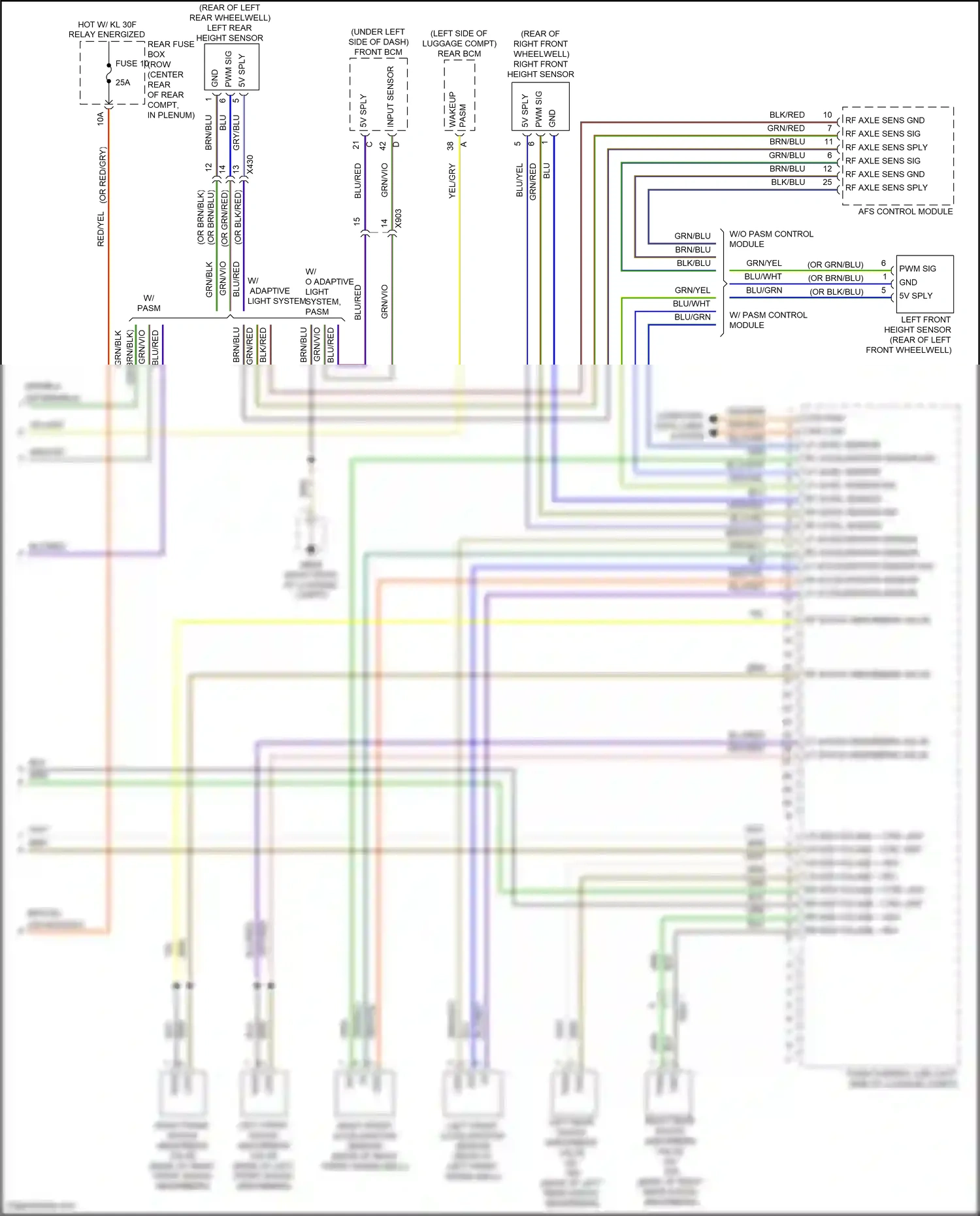 Wiring diagram blu for Porsche Panamera 4 970 facelift (2013-2016) (3 of 89)