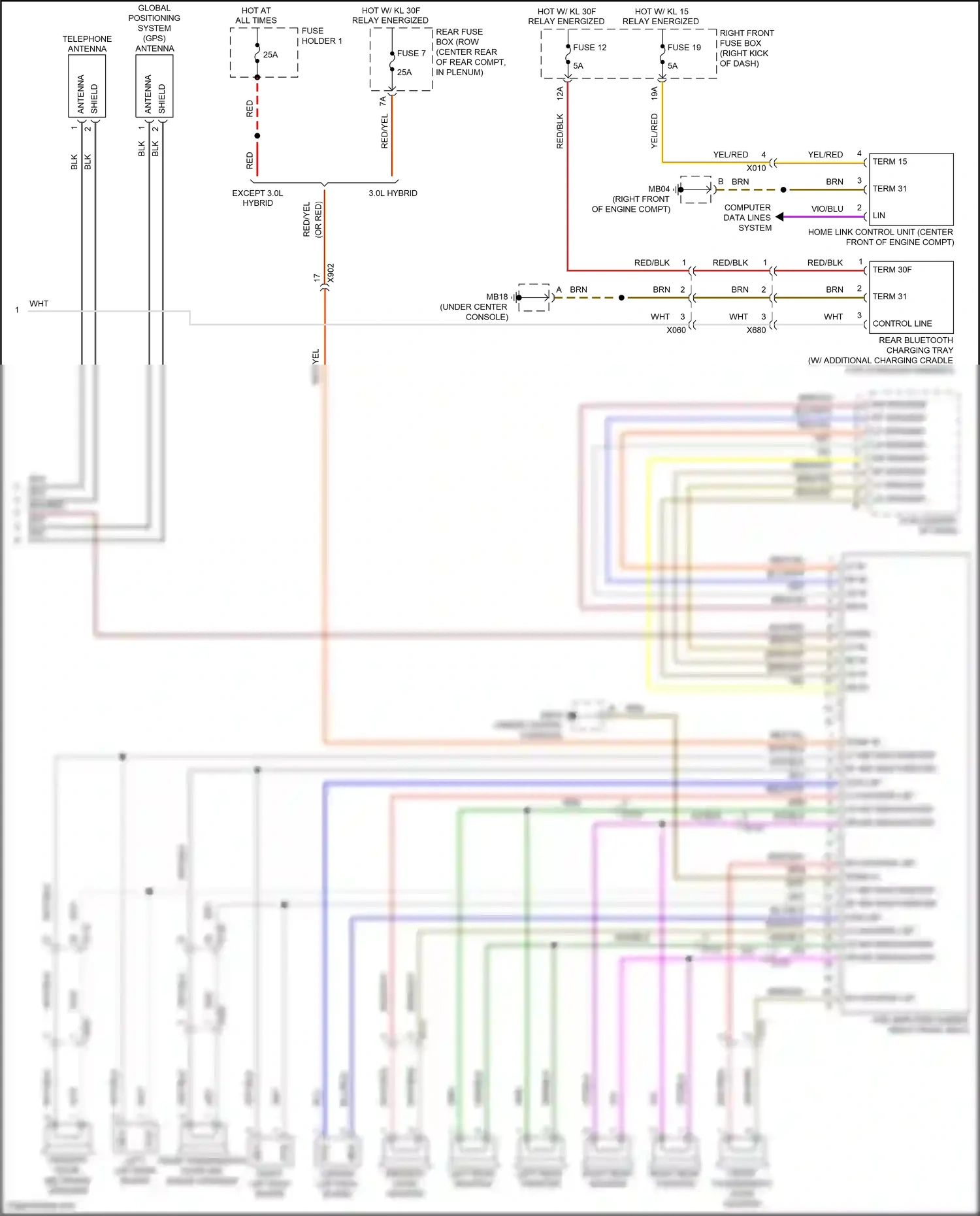 Wiring diagram blu for Porsche Panamera 4 970 facelift (2013-2016) (34 of 89)