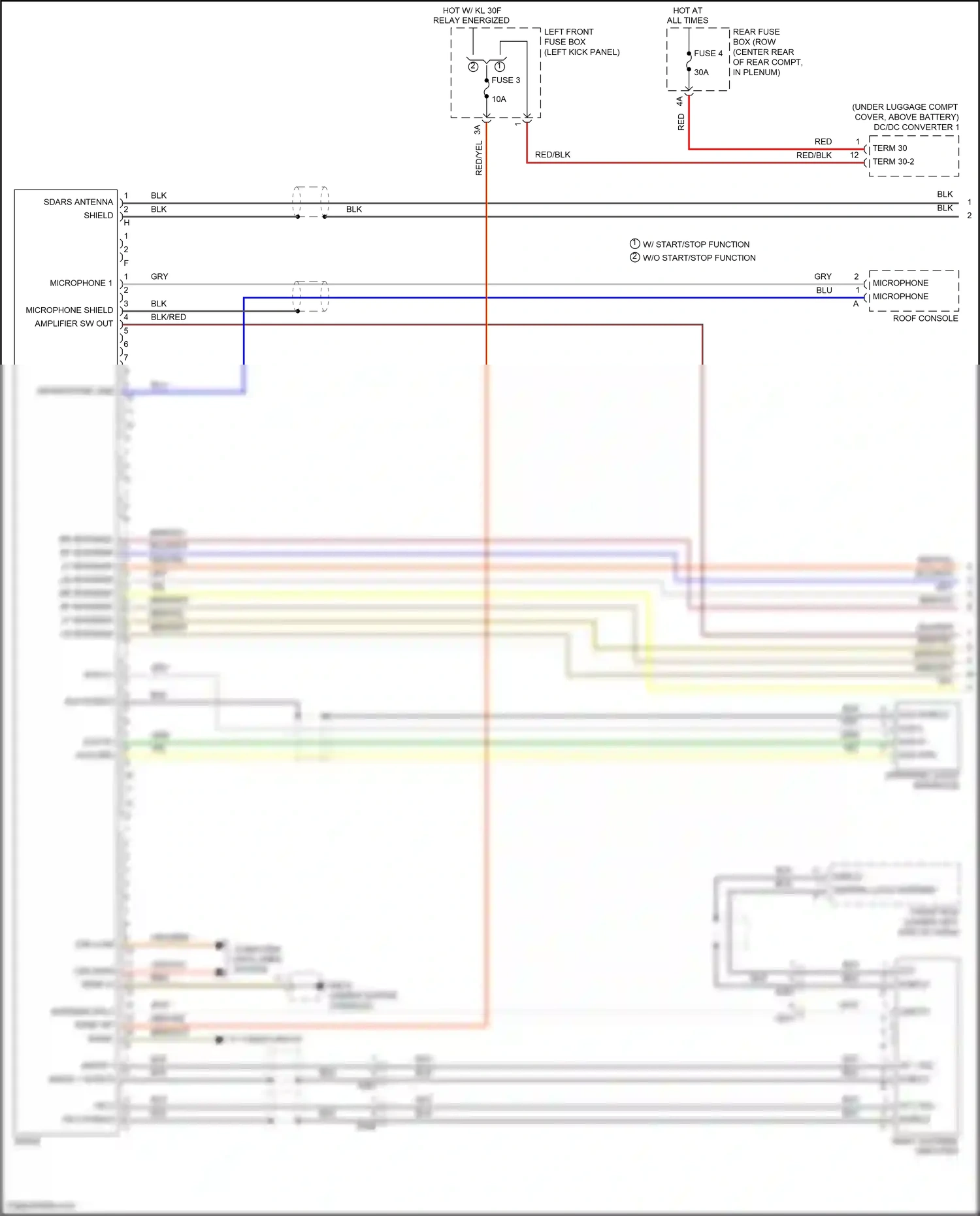 Wiring diagram blu for Porsche Panamera 4 970 facelift (2013-2016) (31 of 89)