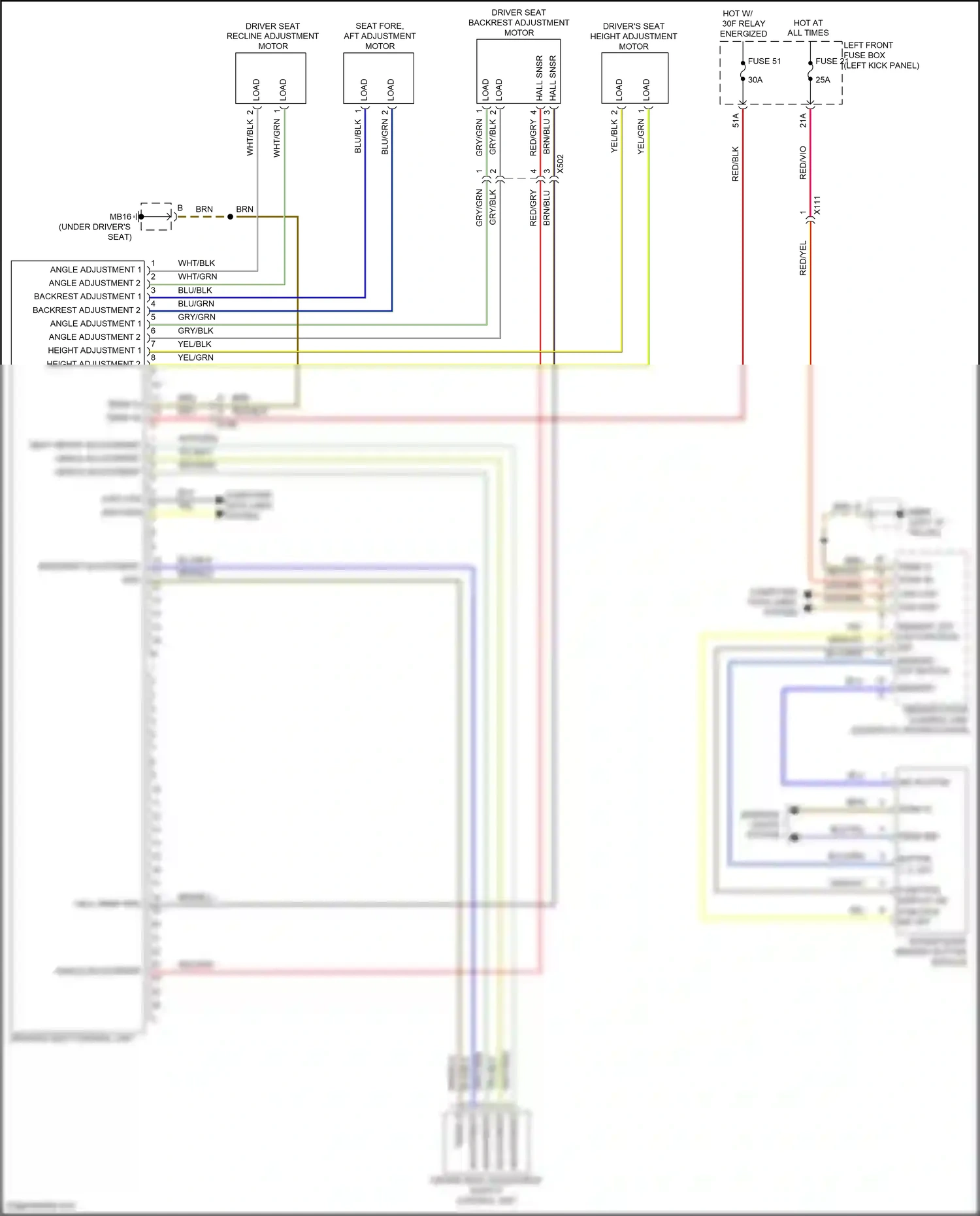 Wiring diagram blu for Porsche Panamera 4 970 facelift (2013-2016) (53 of 89)
