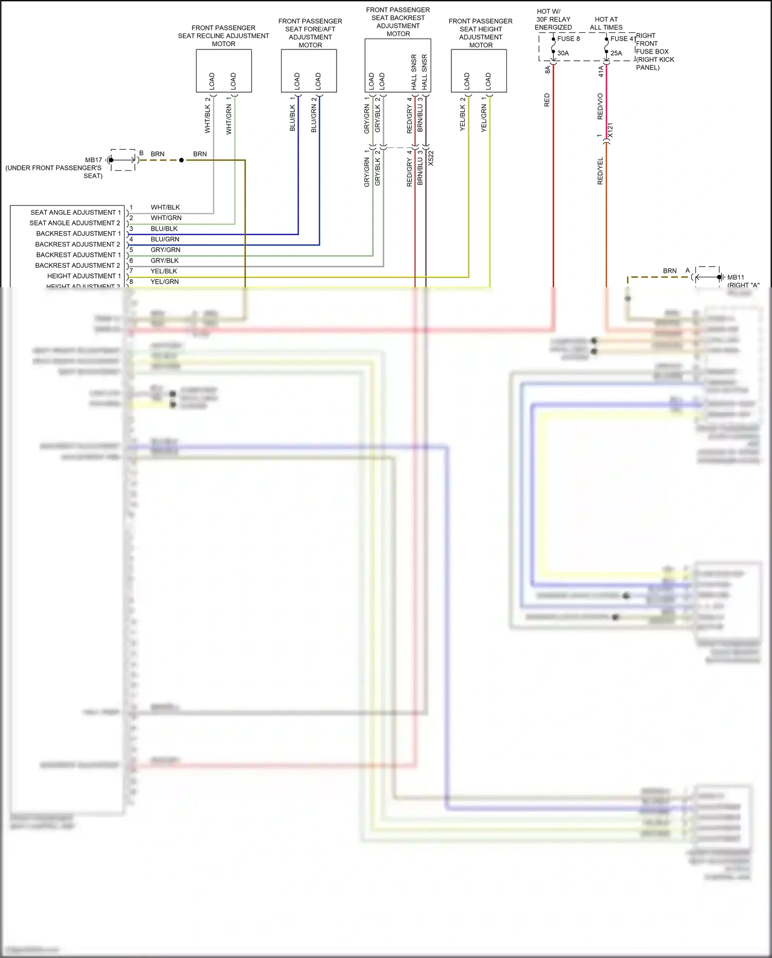 Wiring diagram blu for Porsche Panamera 4 970 facelift (2013-2016) (58 of 89)