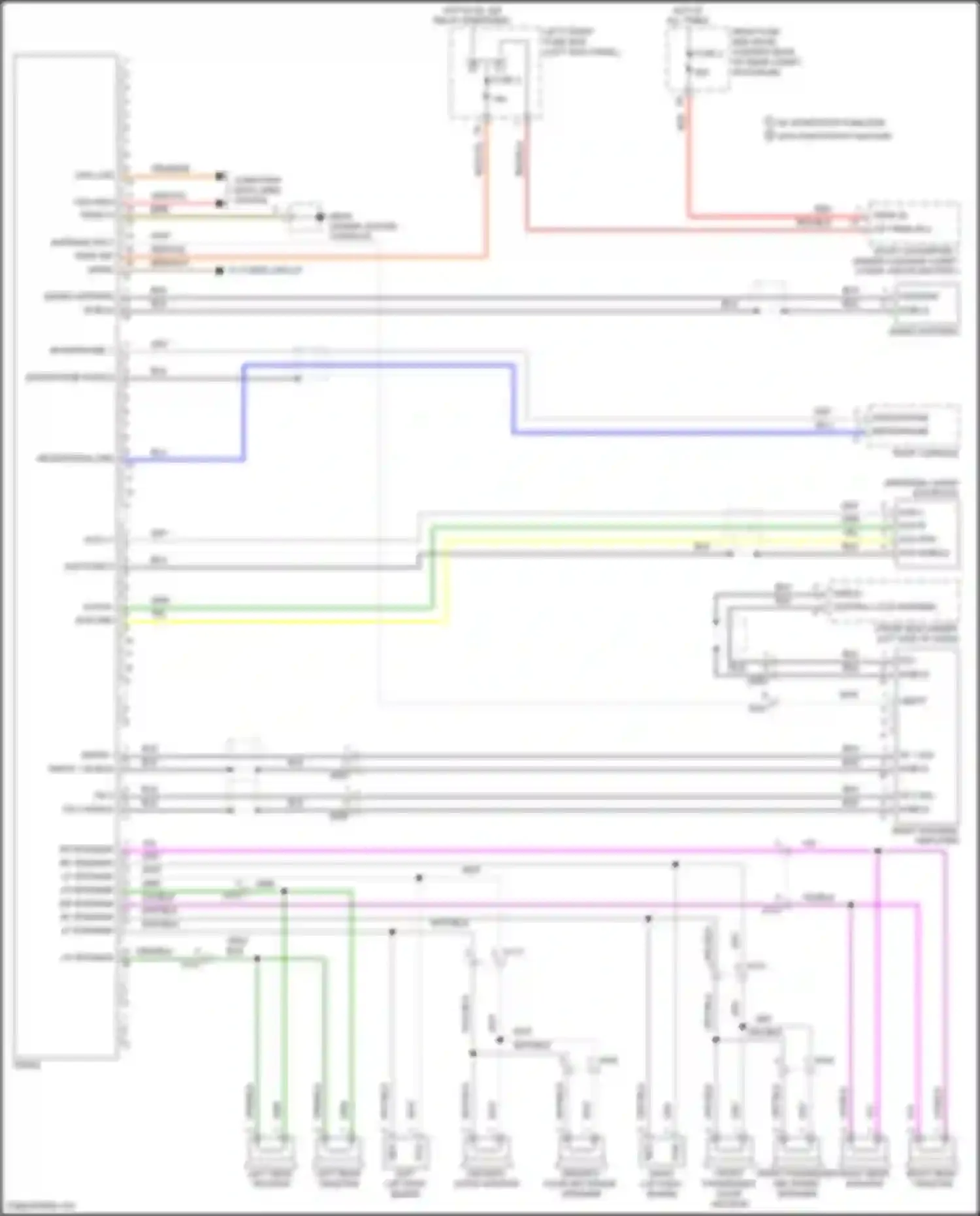Wiring diagram computer data lines system for Porsche Panamera 4 970 facelift (2013-2016) (34 of 97)