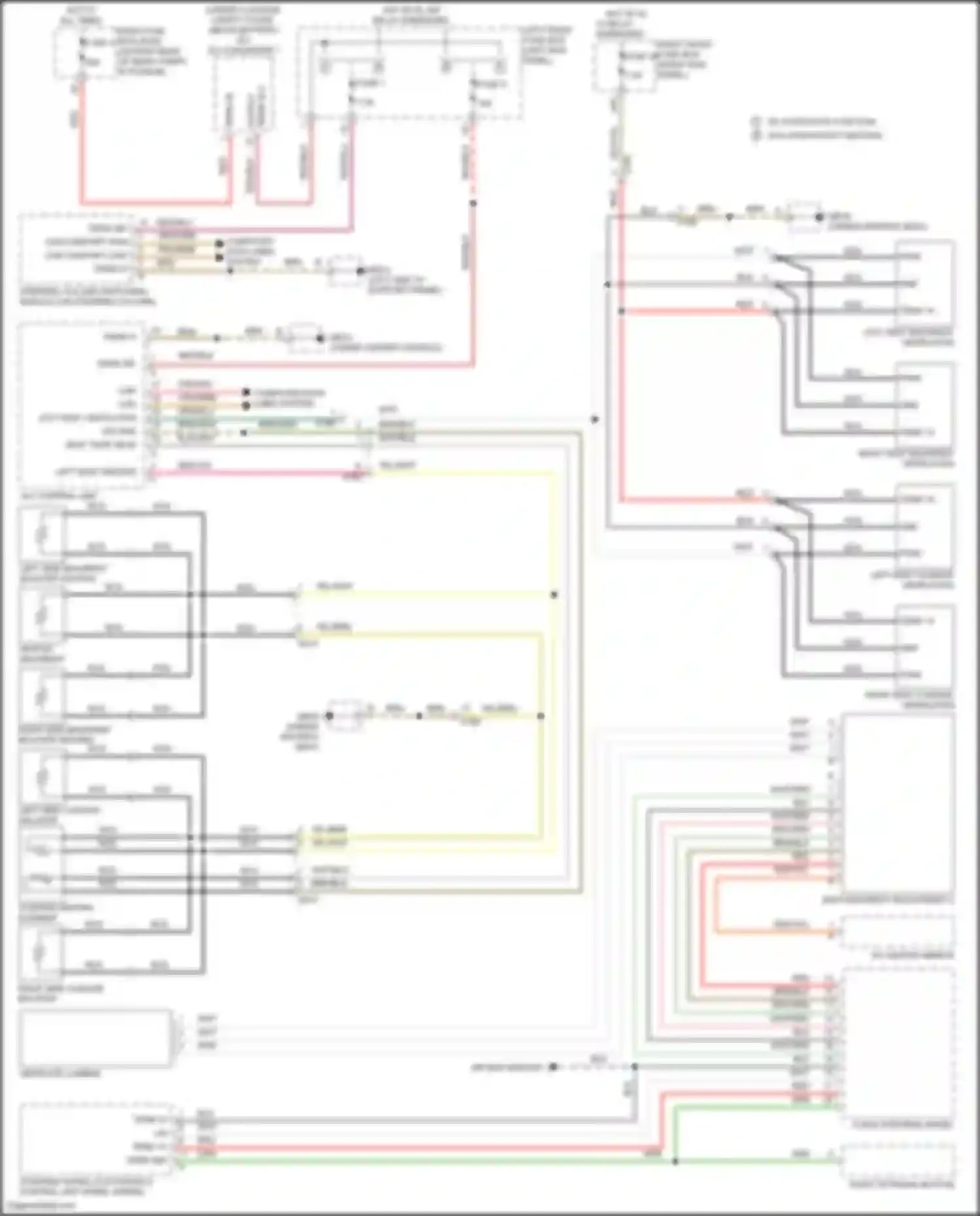 Wiring diagram computer data lines system for Porsche Panamera 4 970 facelift (2013-2016) (1 of 97)