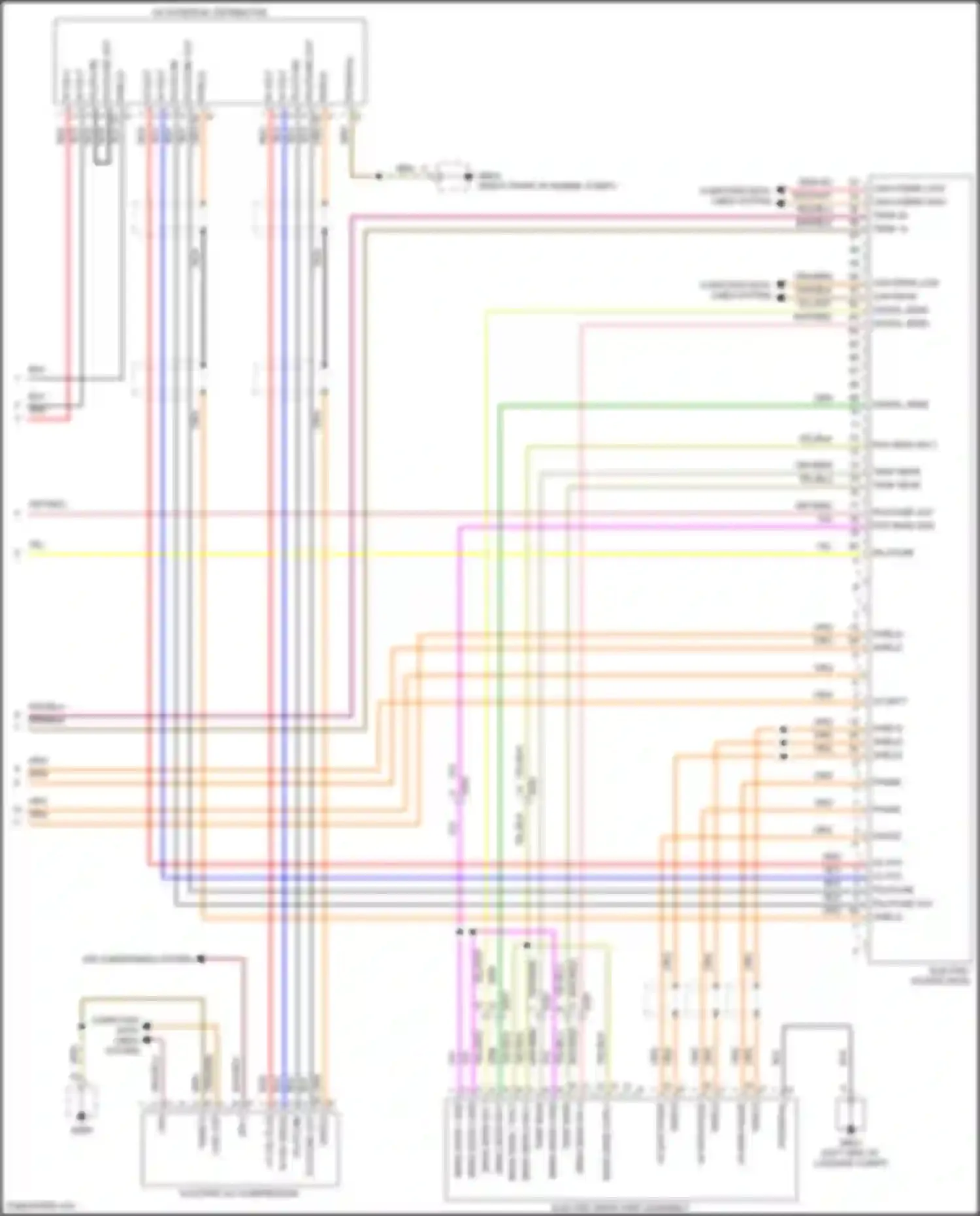 Wiring diagram computer data lines system for Porsche Panamera 4 970 facelift (2013-2016) (85 of 97)