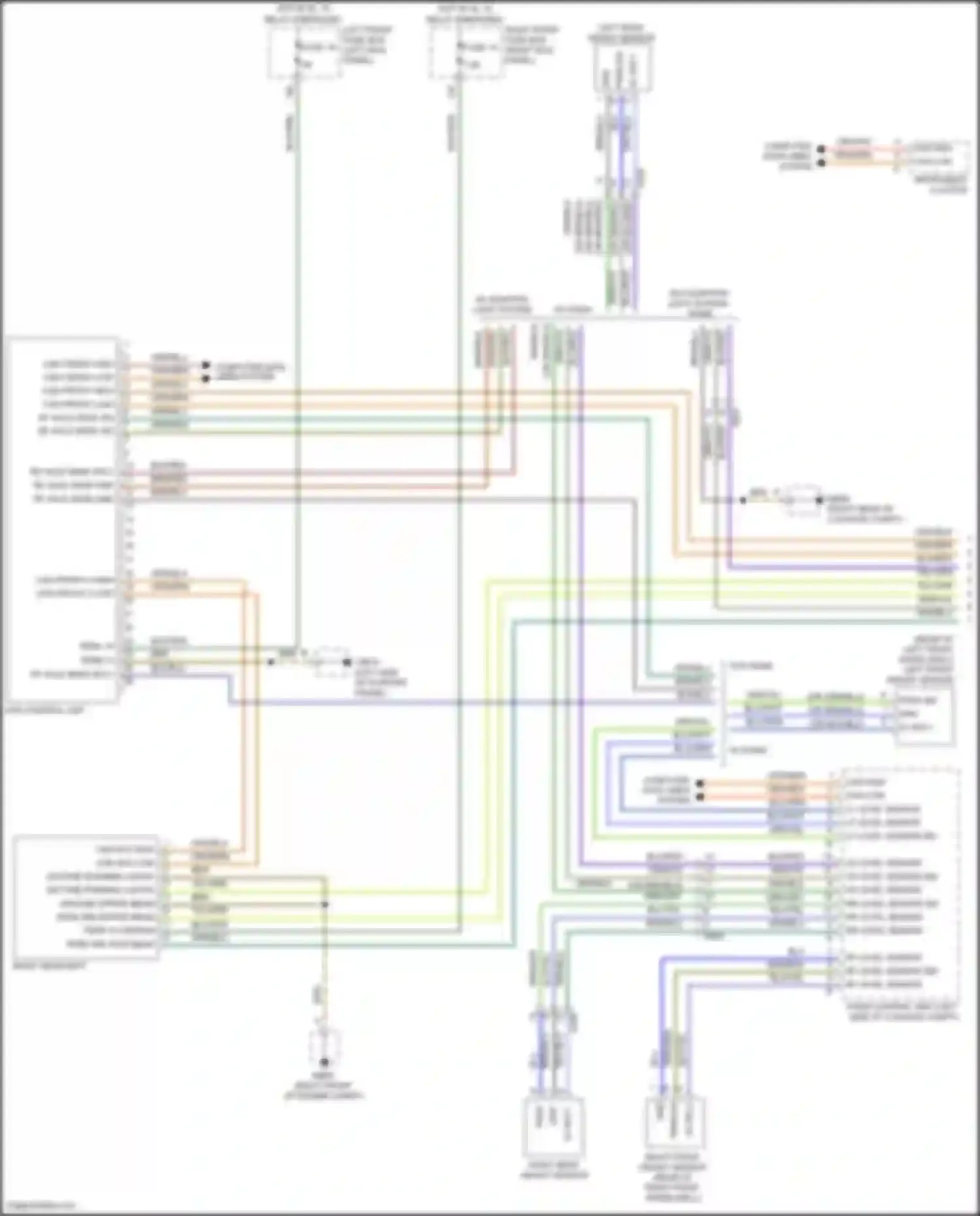 Wiring diagram computer data lines system for Porsche Panamera 4 970 facelift (2013-2016) (43 of 97)