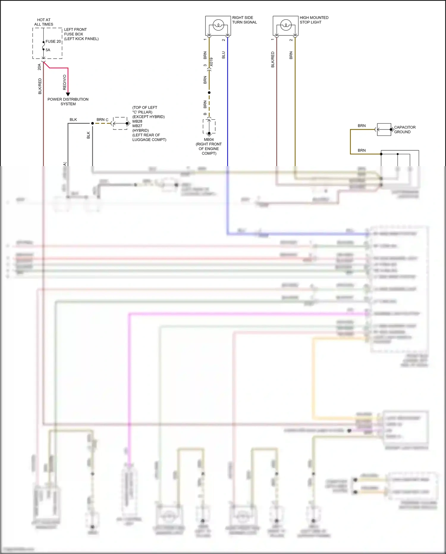 Wiring diagram nca for Porsche Panamera 4 970 facelift (2013-2016) (13 of 27)
