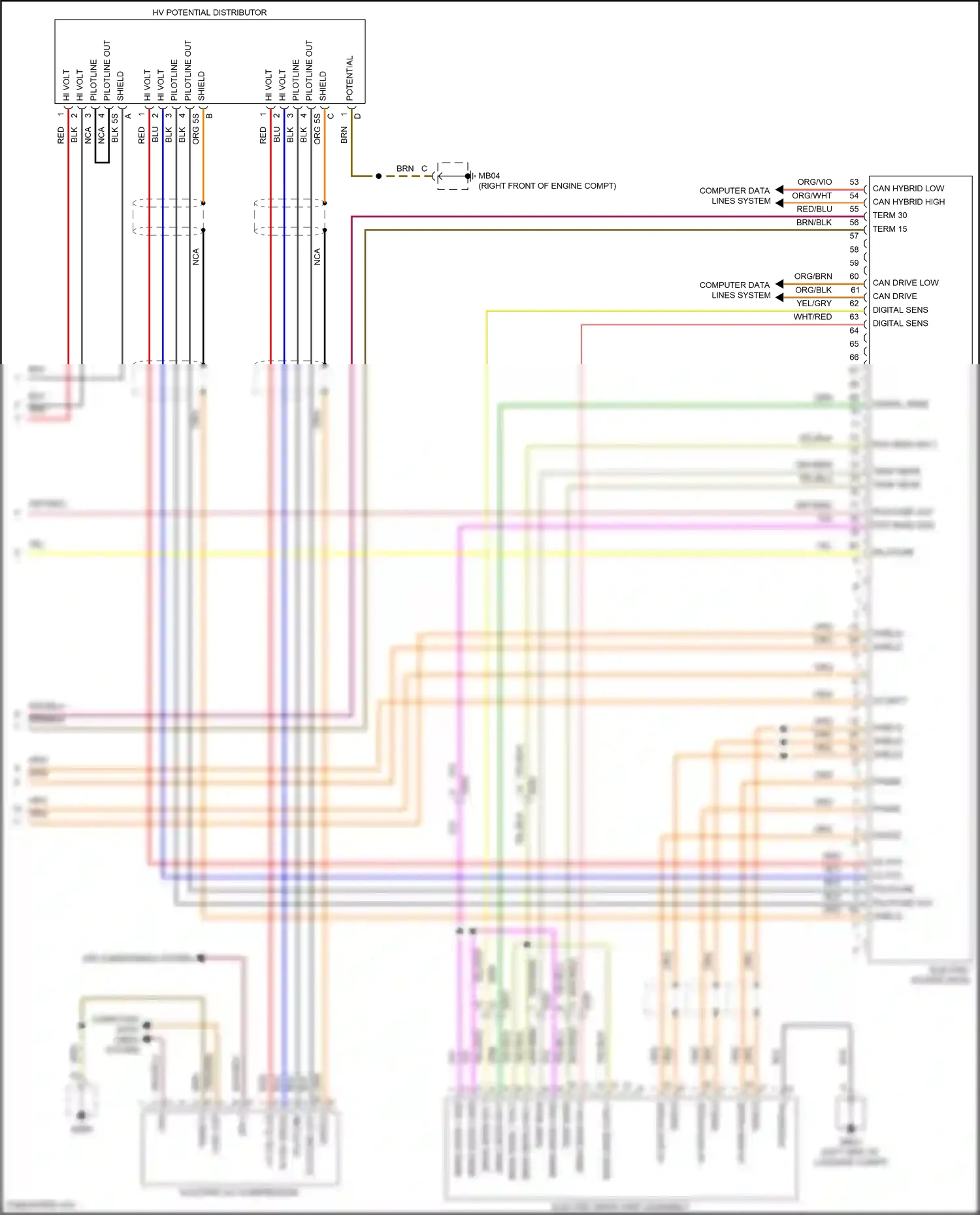 Wiring diagram nca for Porsche Panamera 4 970 facelift (2013-2016) (23 of 27)