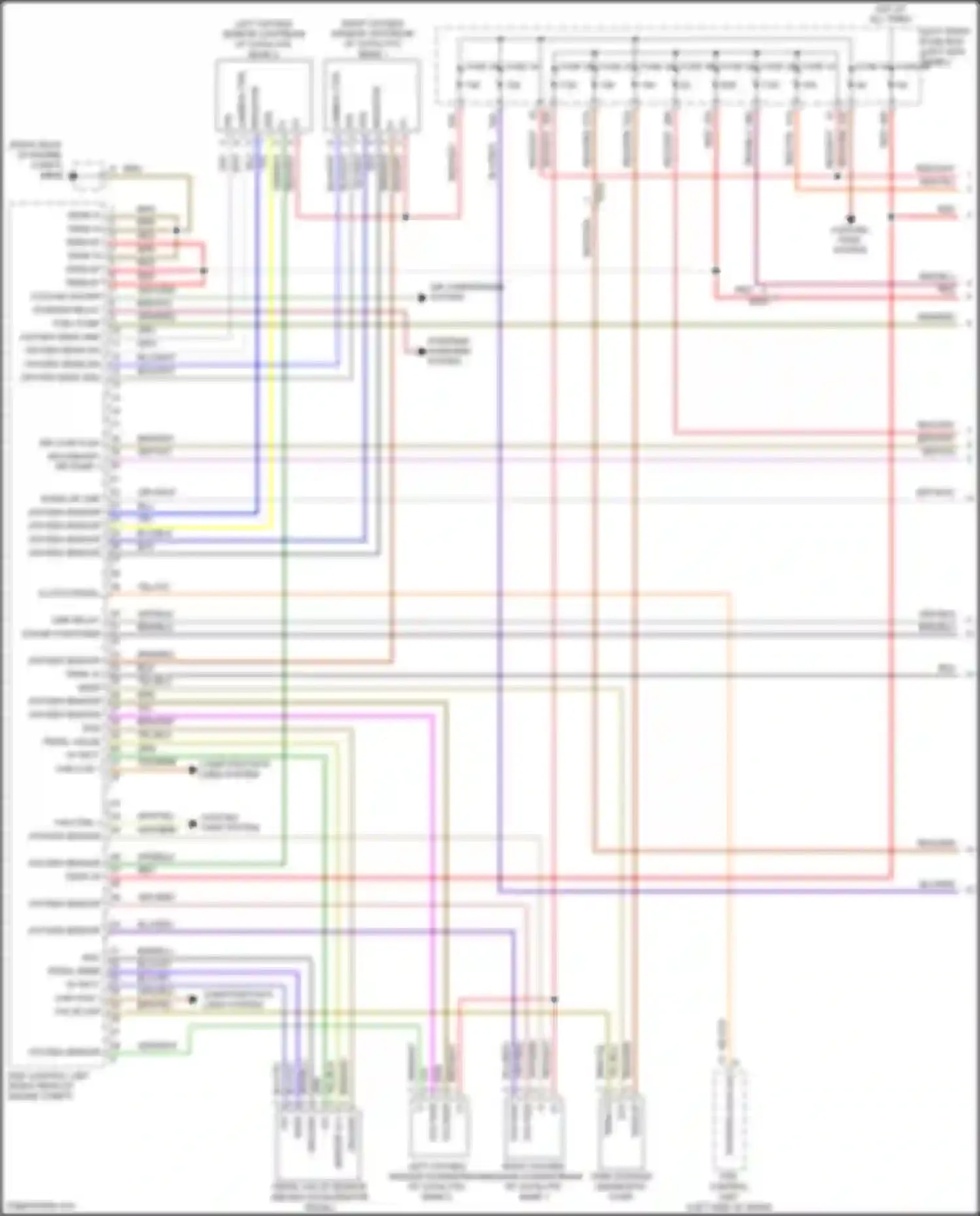 Wiring diagram oxygen sens sig for Porsche Panamera 4 970 facelift (2013-2016) (1 of 3)