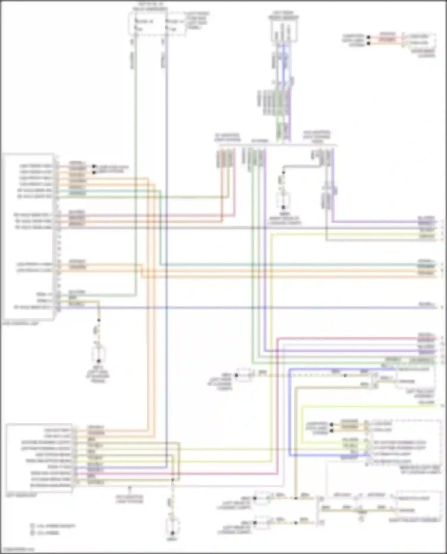 Wiring diagram pwm sig for Porsche Panamera 4 970 facelift (2013-2016) (3 of 4)