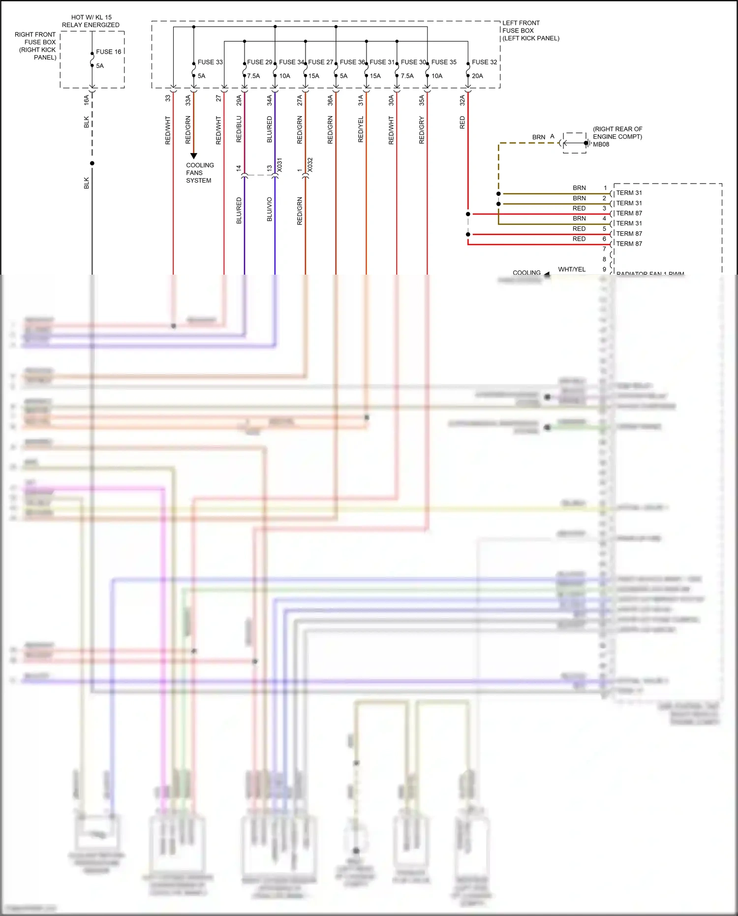 Wiring diagram starting/charging system for Porsche Panamera 4 970 facelift (2013-2016) (5 of 8)