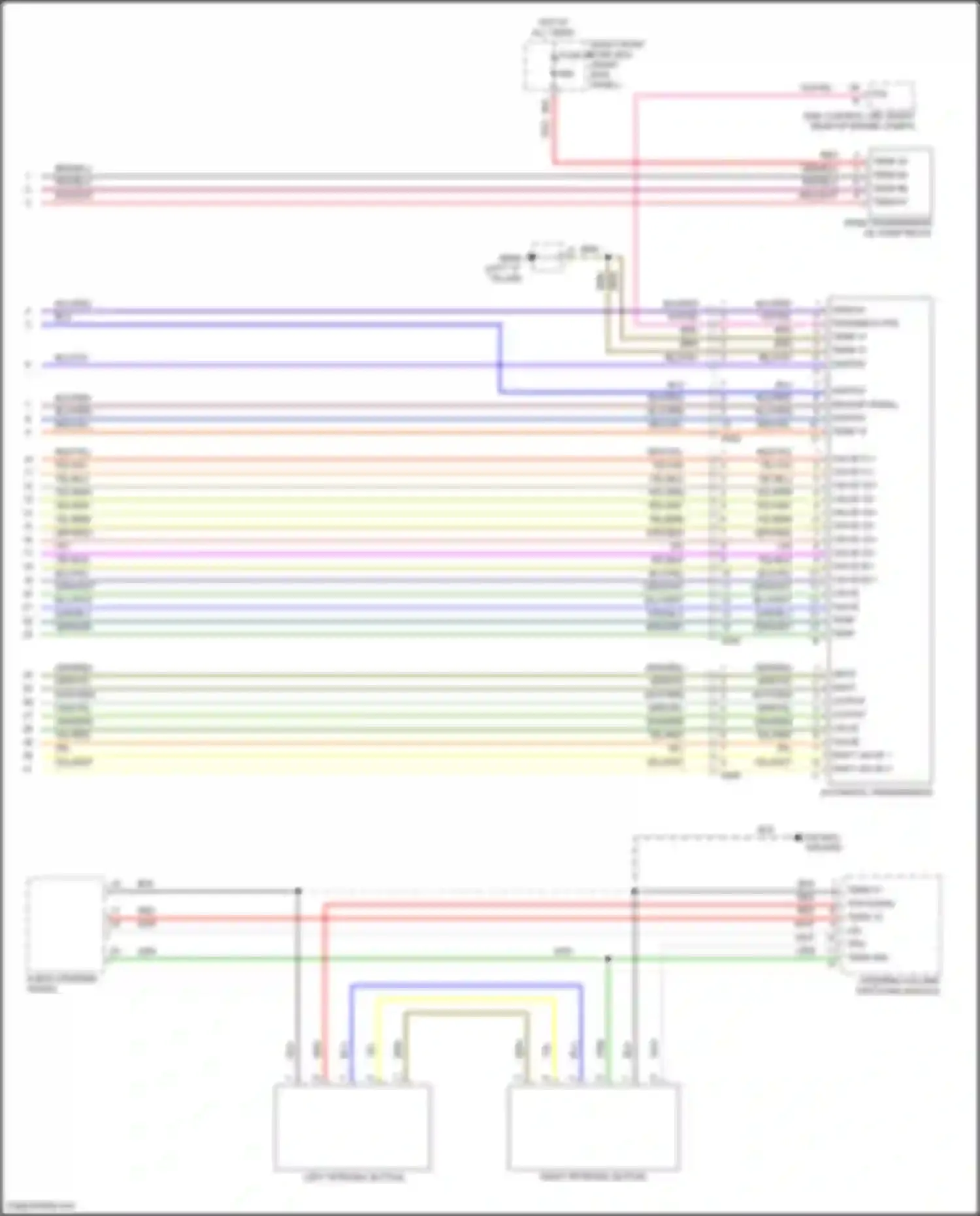 Wiring diagram steering column switching module for Porsche Panamera 4 970 facelift (2013-2016) (1 of 14)