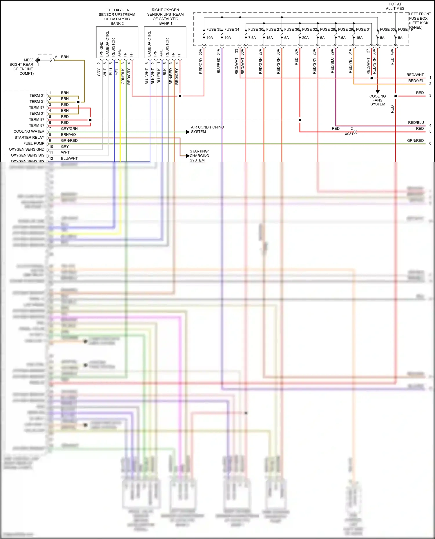 Wiring diagram term 30 for Porsche Panamera 4 970 facelift (2013-2016) (93 of 96)