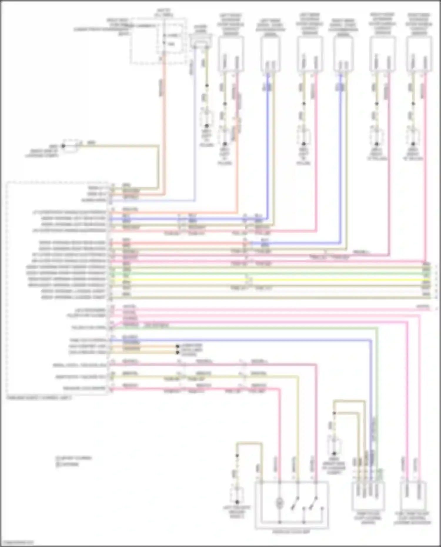 Panamera 4 Porsche 971 facelift (2020-2023): Anti-theft circuit (1 of 4)