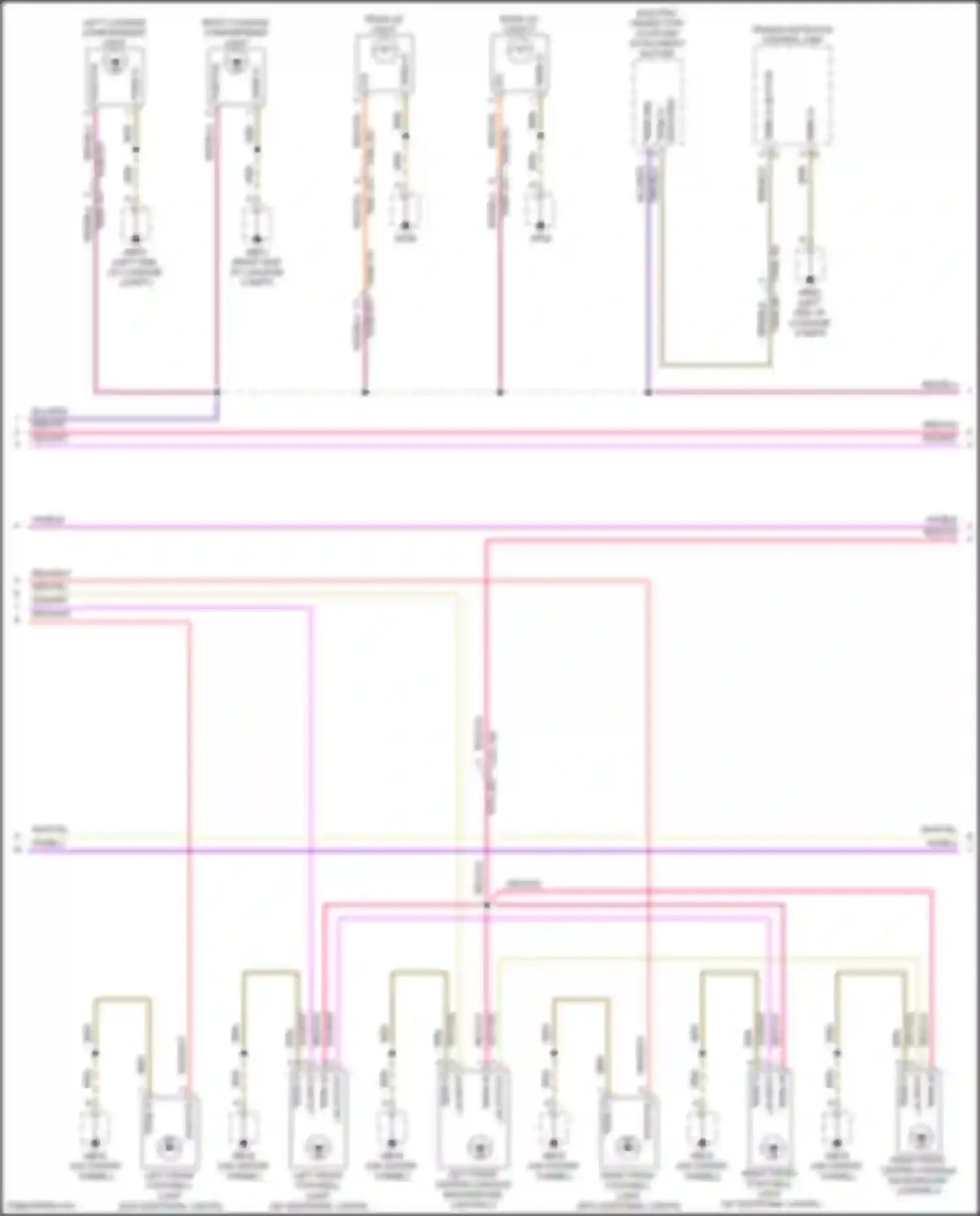 Panamera 4 Porsche 971 facelift (2020-2023): Interior lights circuit (2 of 7)