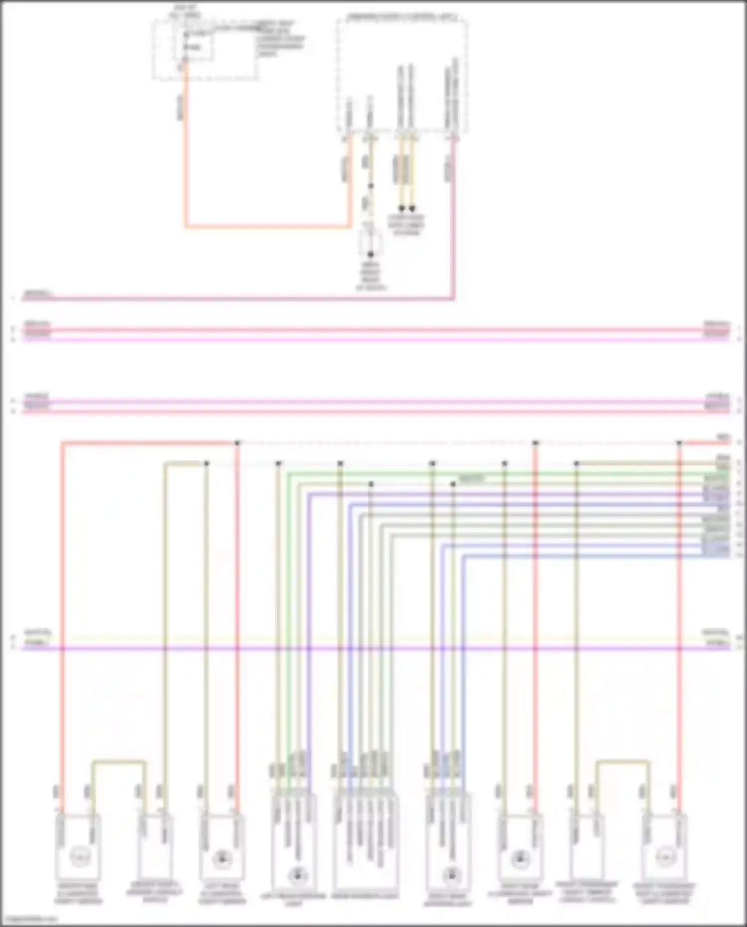 Panamera 4 Porsche 971 facelift (2020-2023): Interior lights circuit (3 of 7)