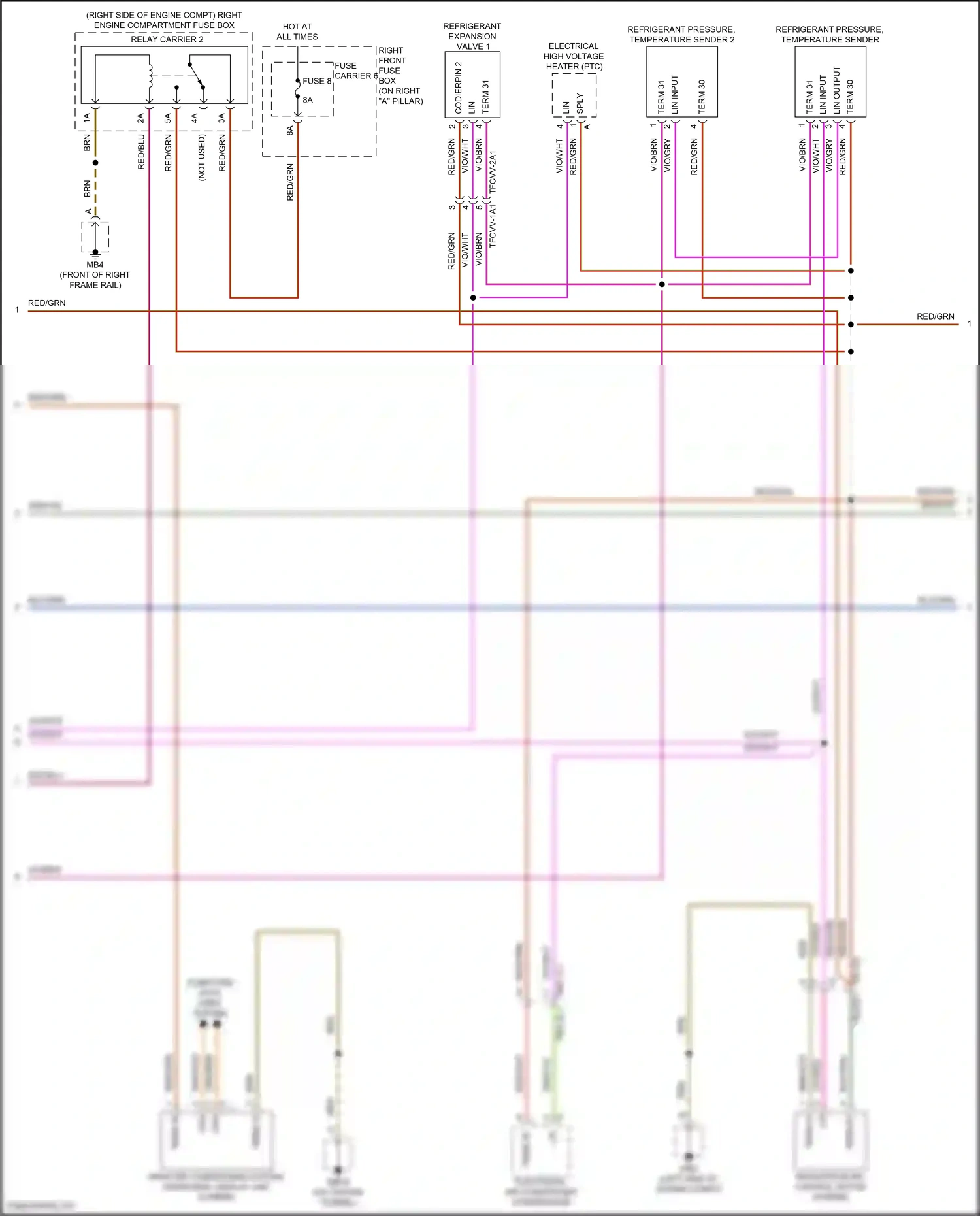 Wiring diagram codierpin 2 for Porsche Panamera 4 971 facelift (2020-2023) (3 of 4)