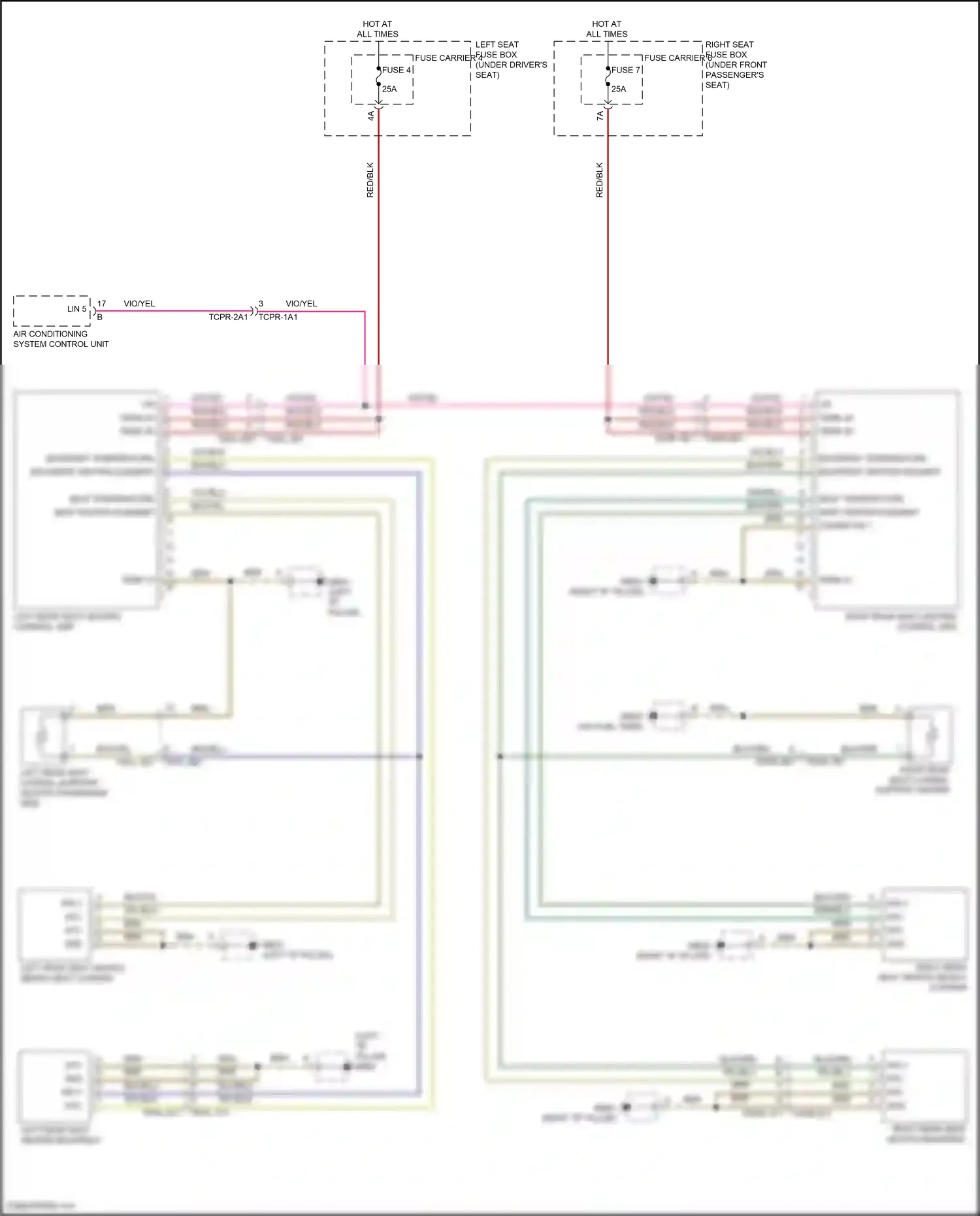 Wiring diagram coding pin 1 for Porsche Panamera 4 971 facelift (2020-2023) (3 of 3)