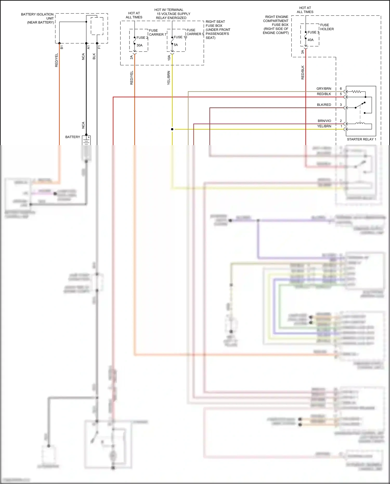 Wiring diagram computer data lines system for Porsche Panamera 4 971 facelift (2020-2023) (50 of 138)