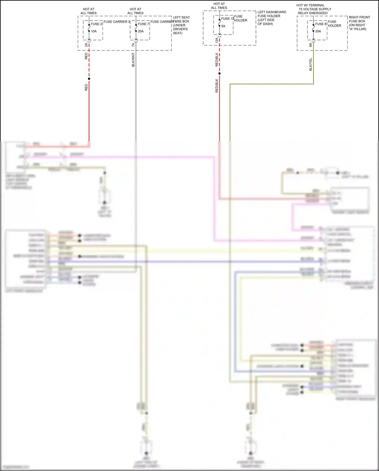 Wiring diagram computer data lines system for Porsche Panamera 4 971 facelift (2020-2023) (14 of 138)