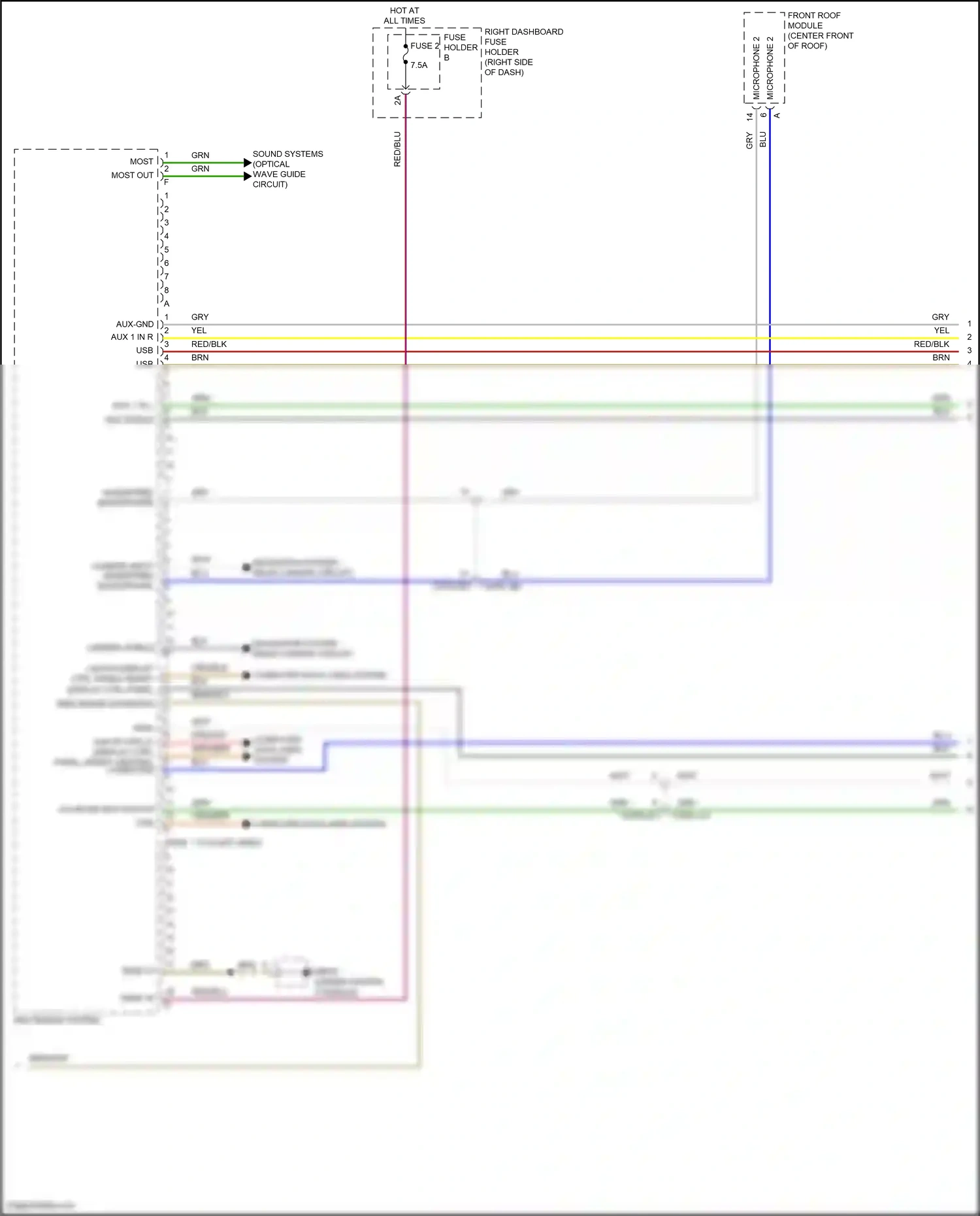 Wiring diagram computer data lines system for Porsche Panamera 4 971 facelift (2020-2023) (92 of 138)