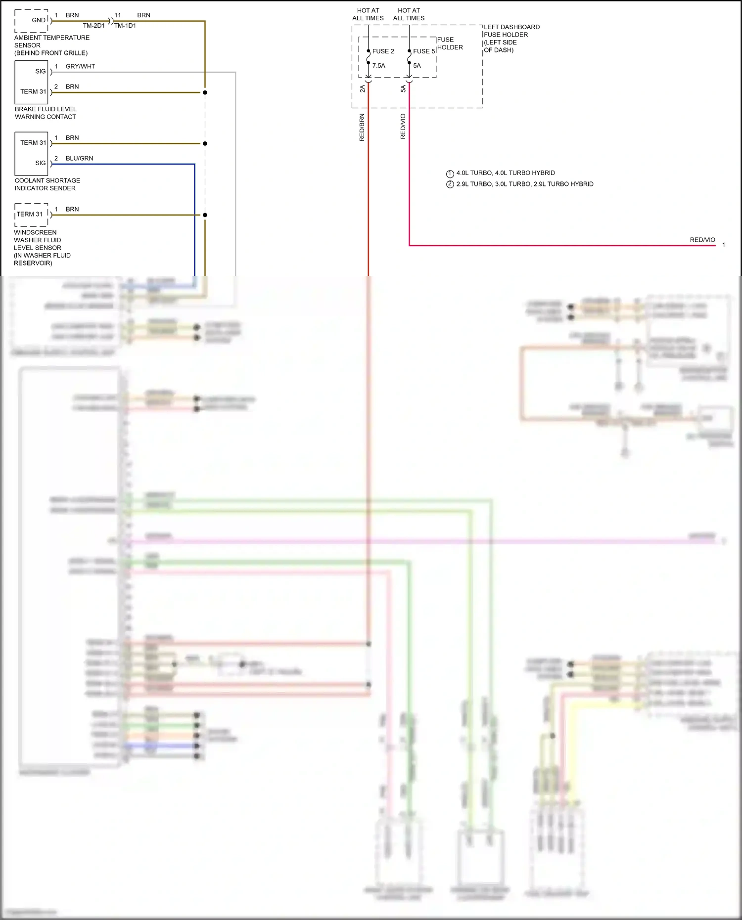 Wiring diagram computer data lines system for Porsche Panamera 4 971 facelift (2020-2023) (103 of 138)