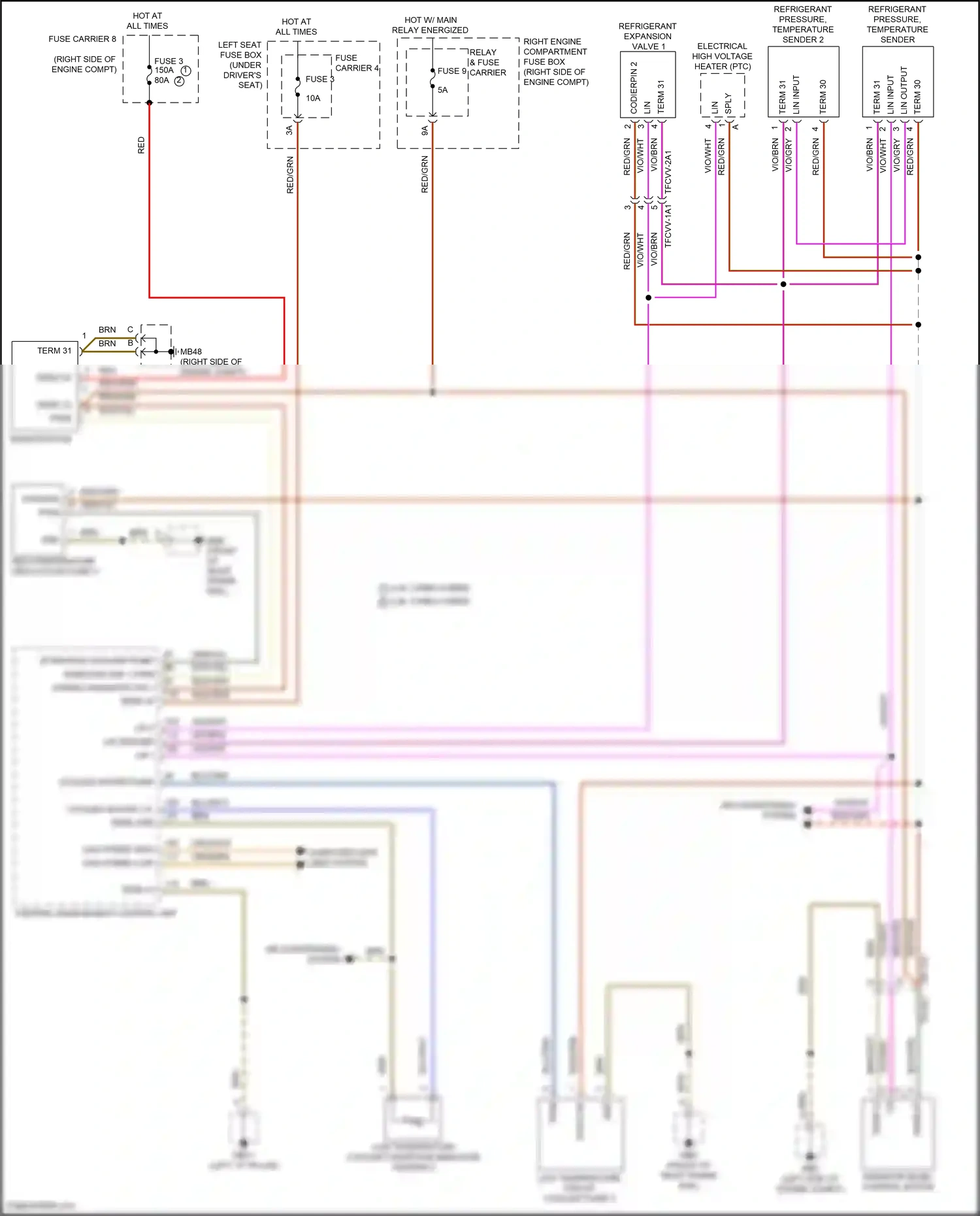Wiring diagram computer data lines system for Porsche Panamera 4 971 facelift (2020-2023) (133 of 138)