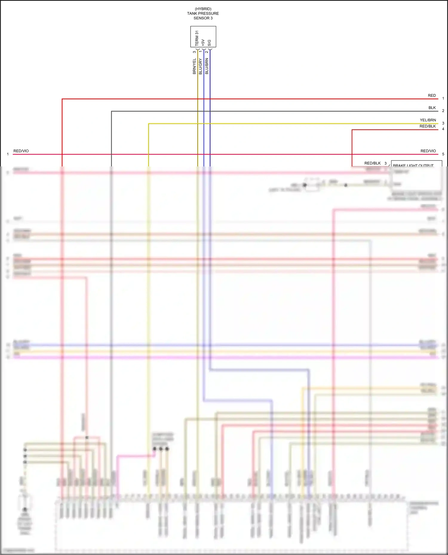 Wiring diagram computer data lines system for Porsche Panamera 4 971 facelift (2020-2023) (111 of 138)