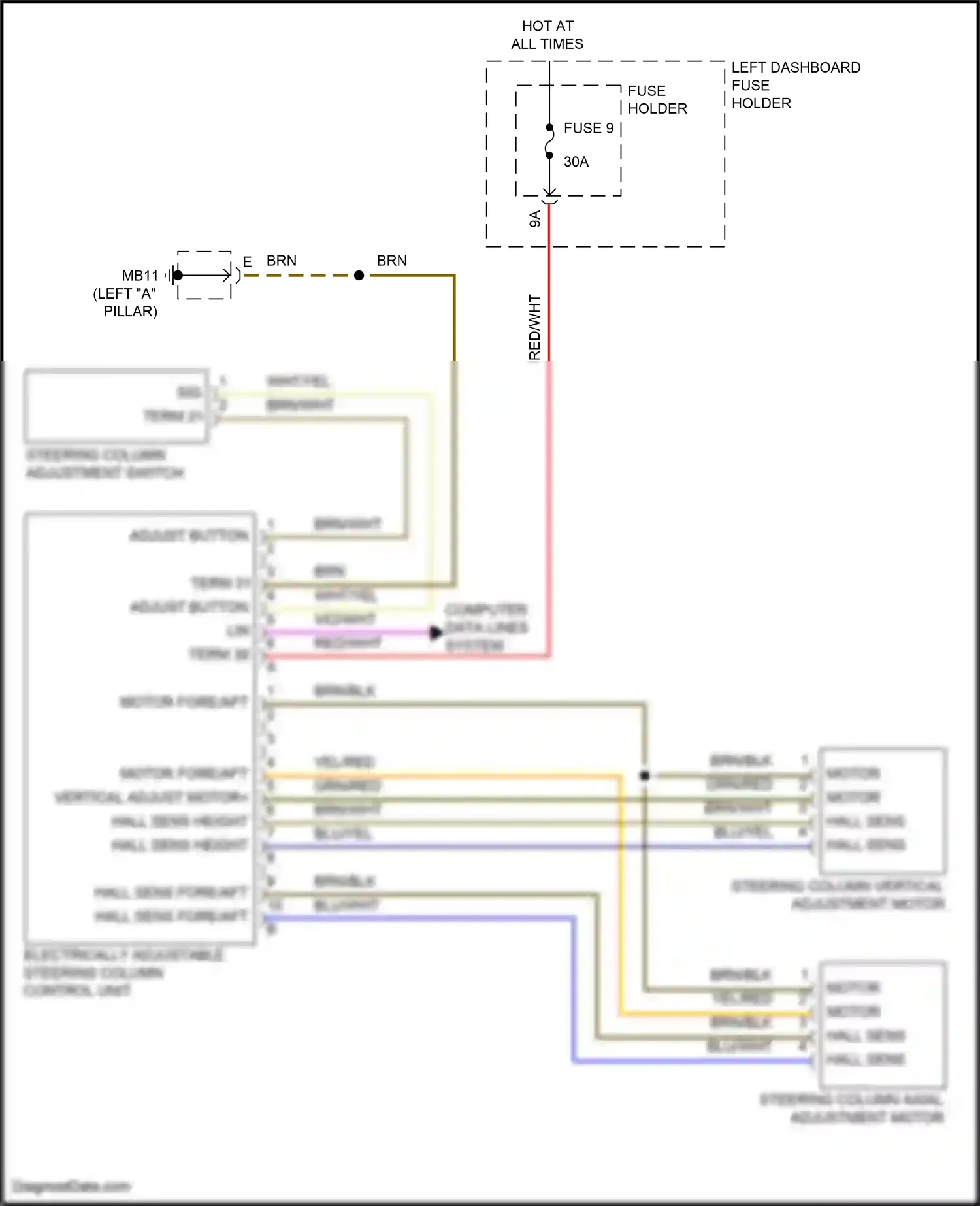 Wiring diagram computer data lines system for Porsche Panamera 4 971 facelift (2020-2023) (59 of 138)