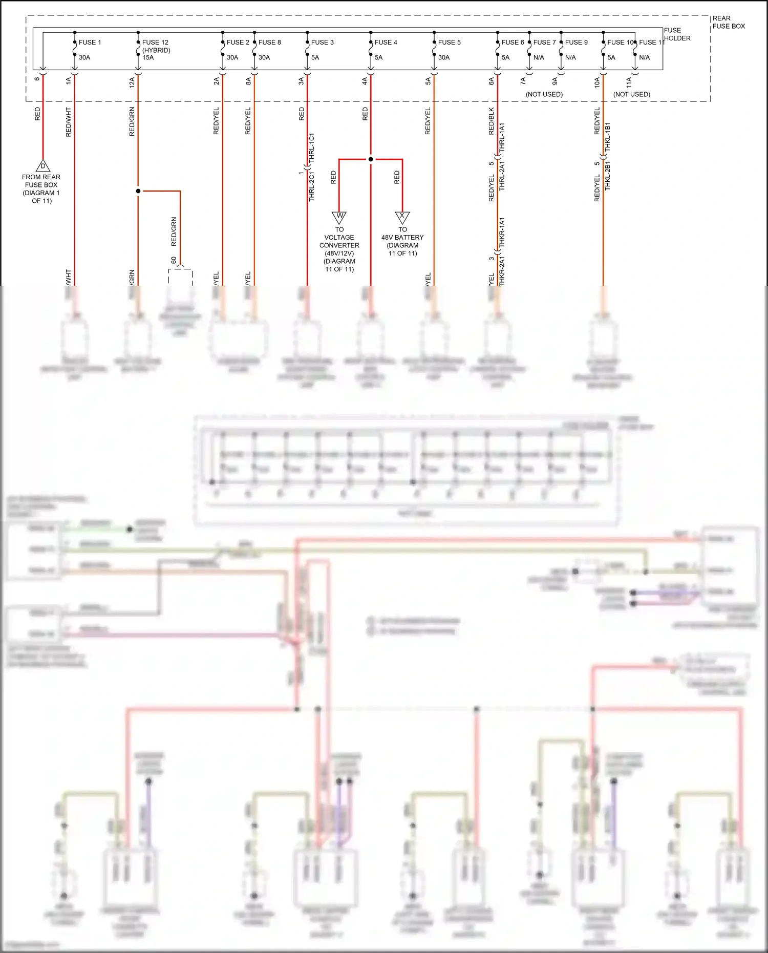 Wiring diagram computer data lines system for Porsche Panamera 4 971 facelift (2020-2023) (82 of 138)