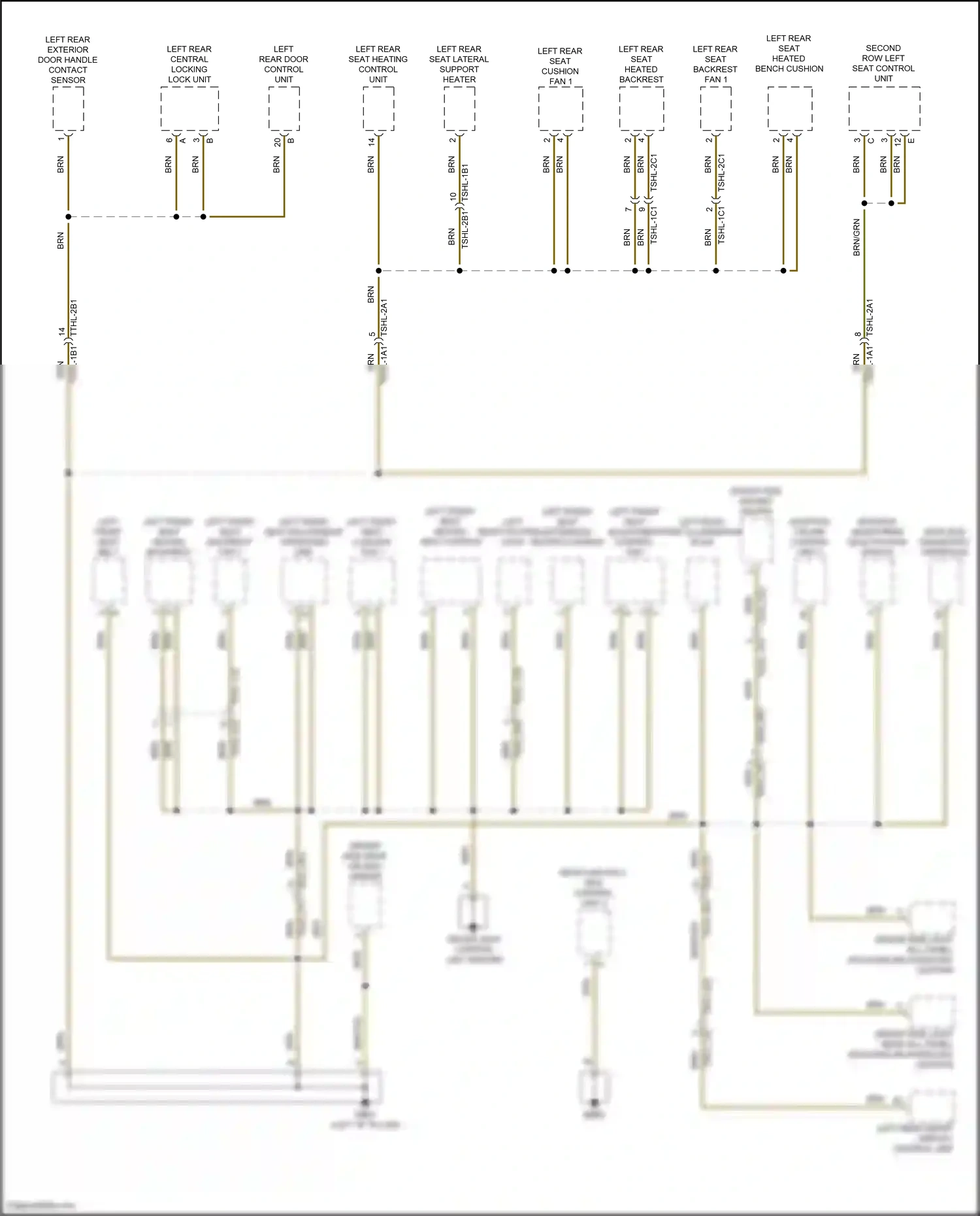 Wiring diagram data bus diagnostic interface for Porsche Panamera 4 971 facelift (2020-2023) (3 of 6)