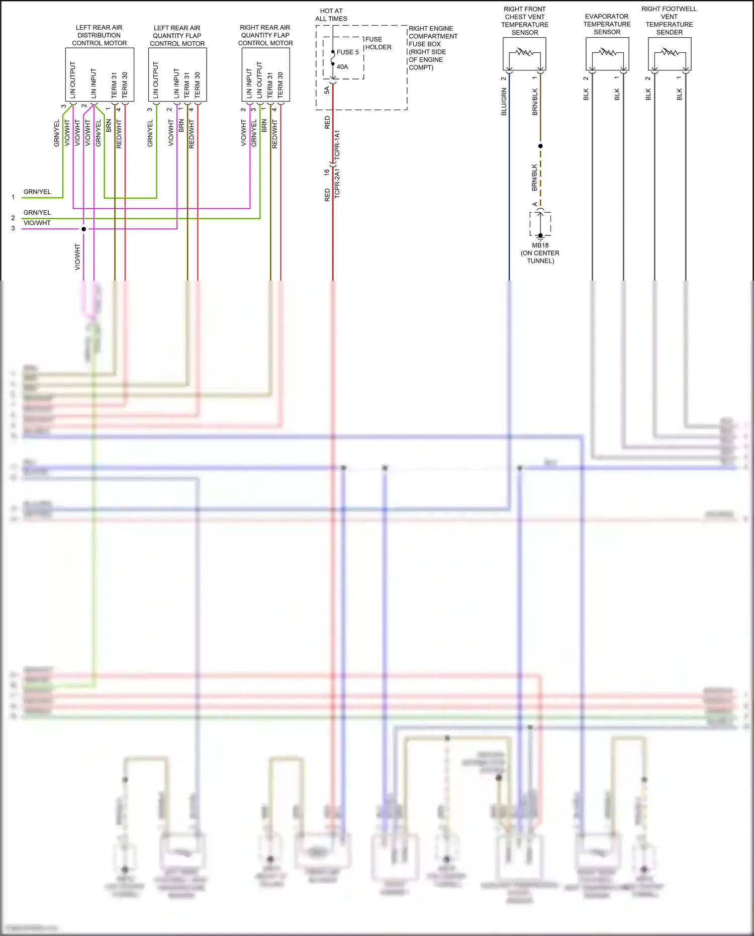 Wiring diagram lin input for Porsche Panamera 4 971 facelift (2020-2023) (4 of 9)
