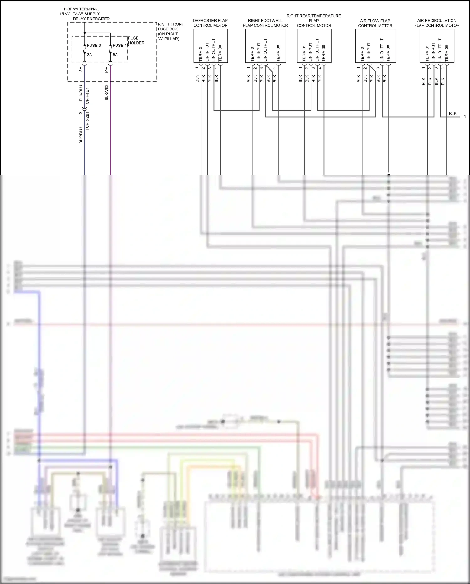 Wiring diagram lin input for Porsche Panamera 4 971 facelift (2020-2023) (5 of 9)