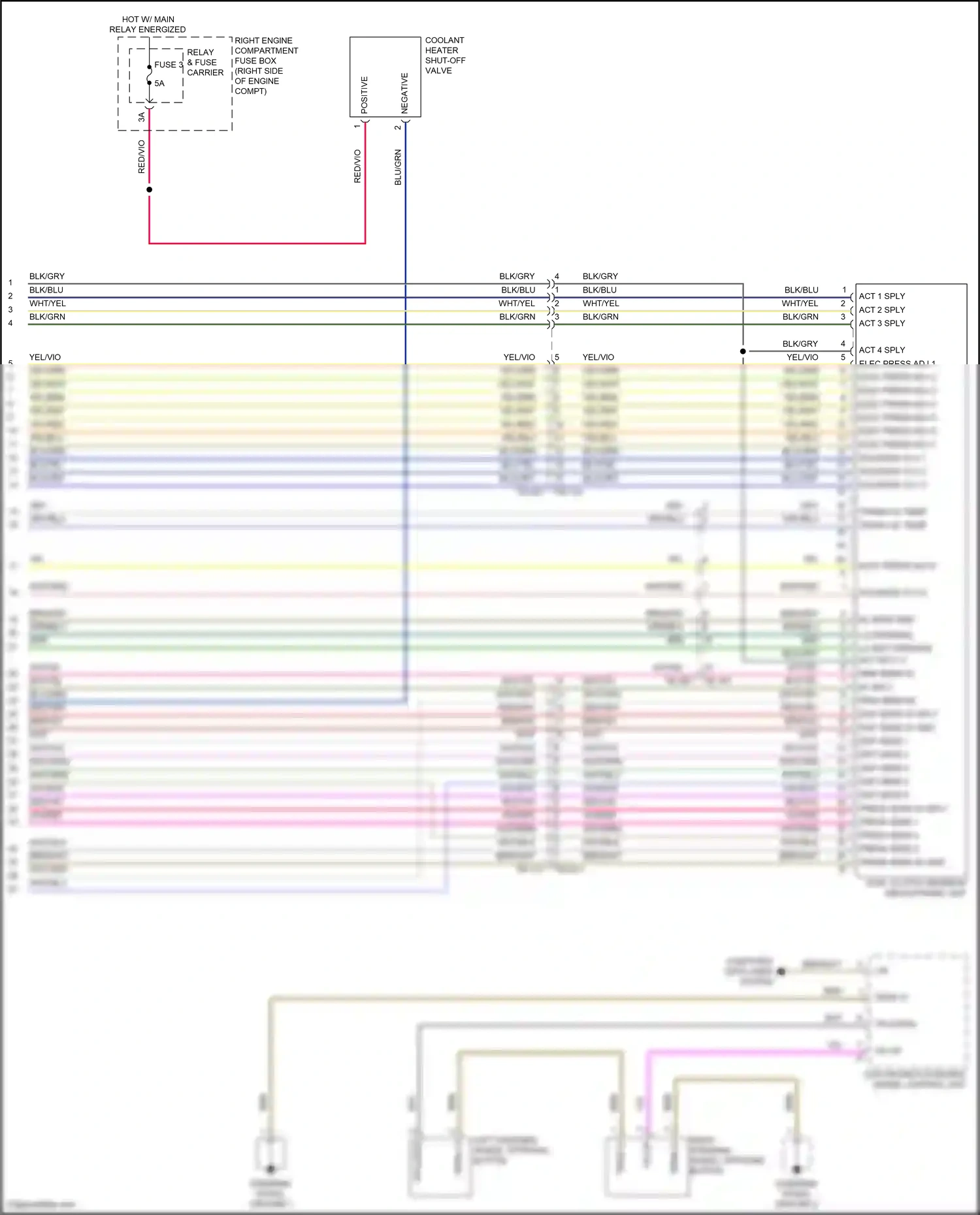 Wiring diagram blk for Porsche Panamera 4 971 (2016-2020) (11 of 127)