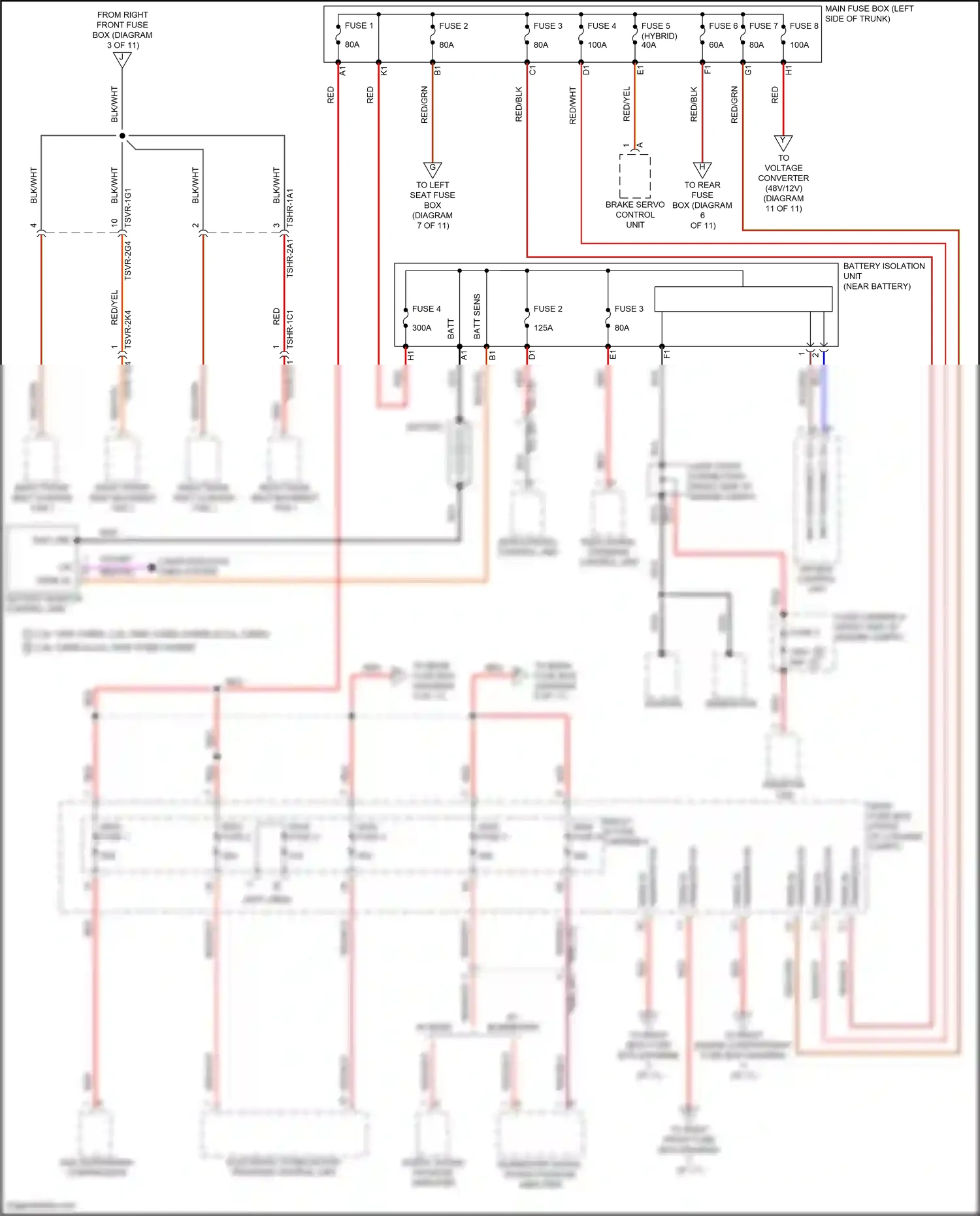 Wiring diagram computer data lines system for Porsche Panamera 4 971 (2016-2020) (6 of 136)