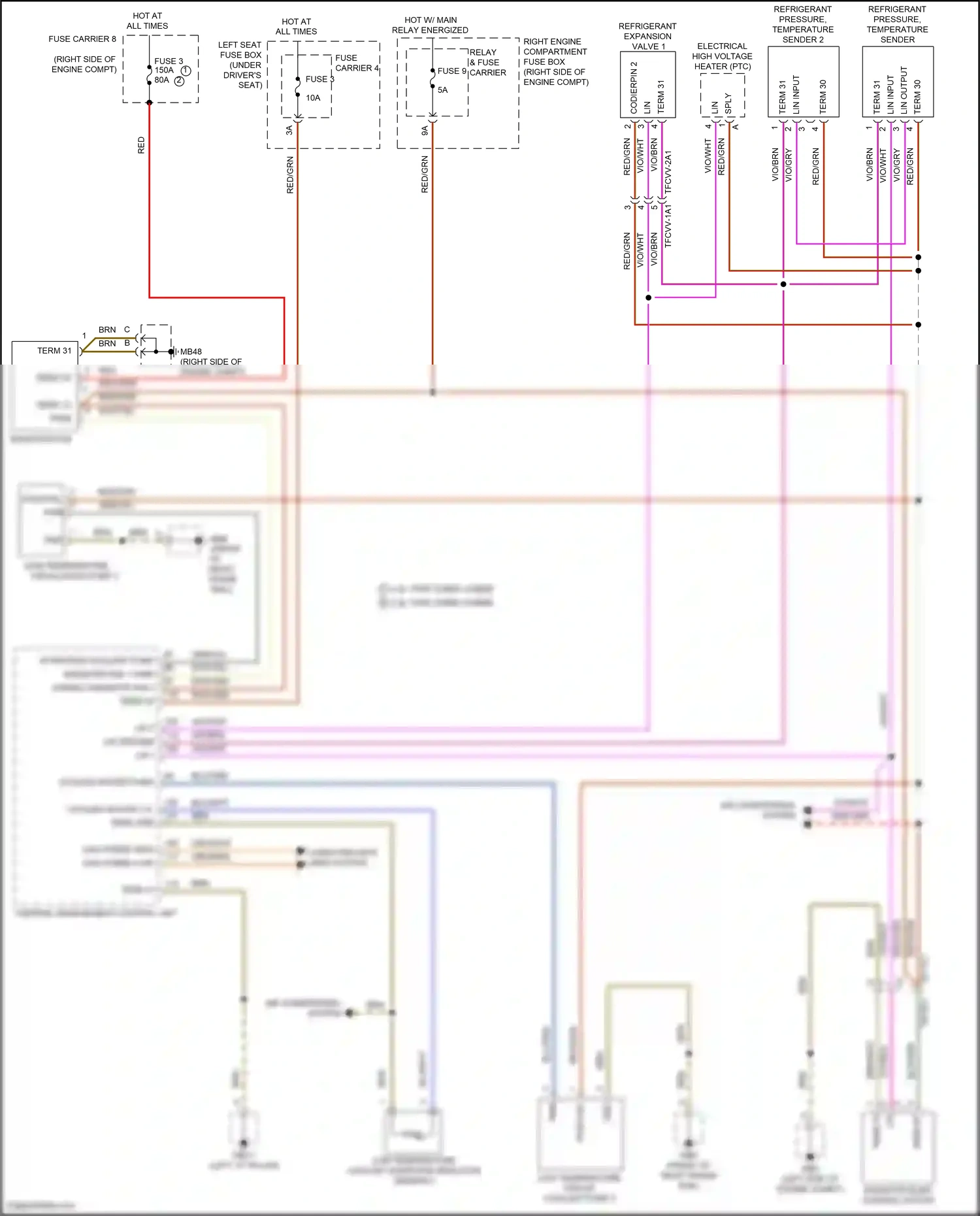 Wiring diagram computer data lines system for Porsche Panamera 4 971 (2016-2020) (111 of 136)