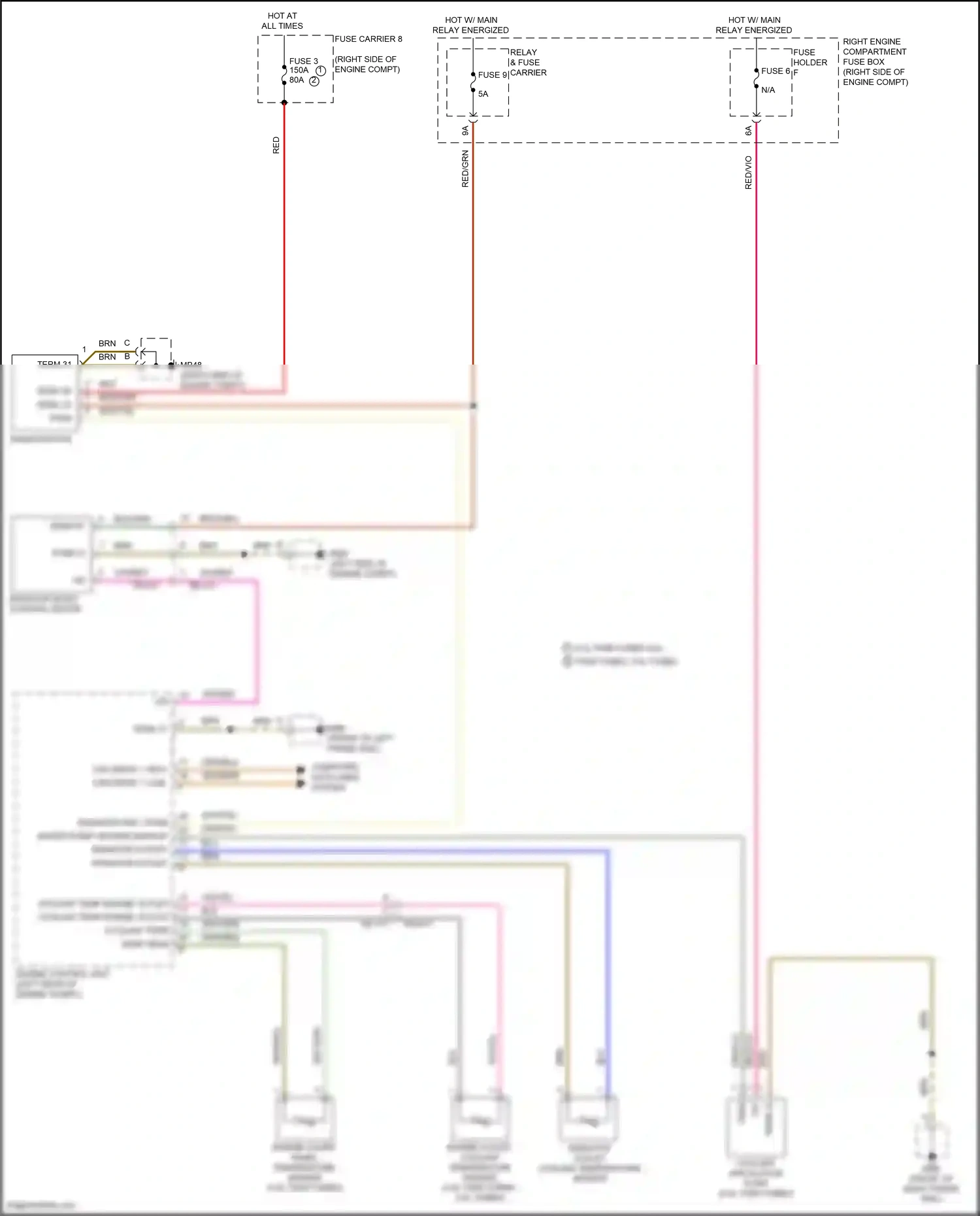 Wiring diagram coolant circulation pump for Porsche Panamera 4 971 (2016-2020) (1 of 8)