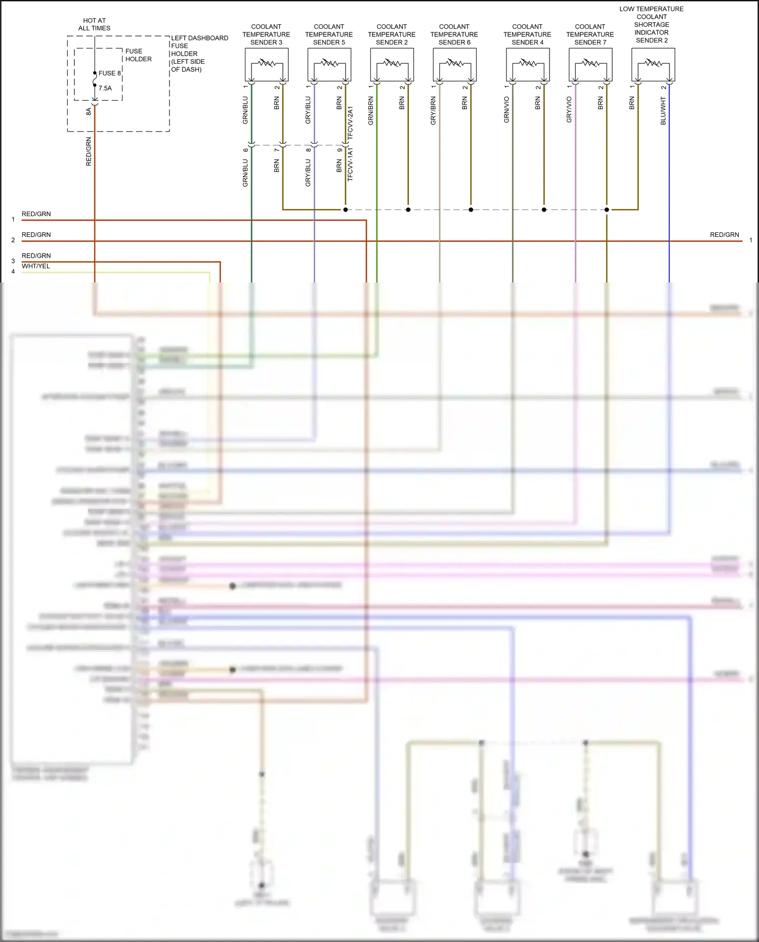 Wiring diagram lin 2 for Porsche Panamera 4 971 (2016-2020) (1 of 17)