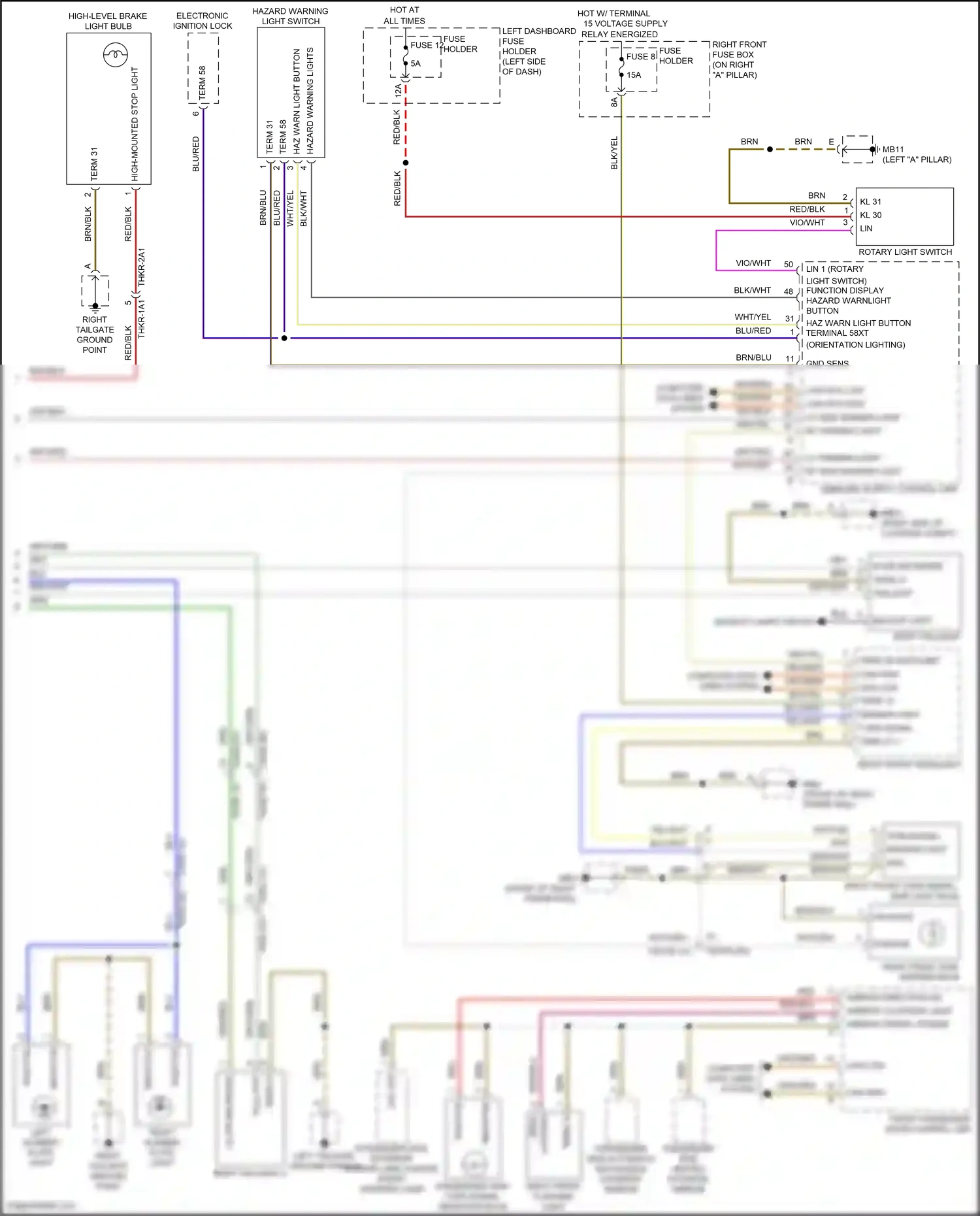 Wiring diagram onboard supply control unit for Porsche Panamera 4 971 (2016-2020) (24 of 33)