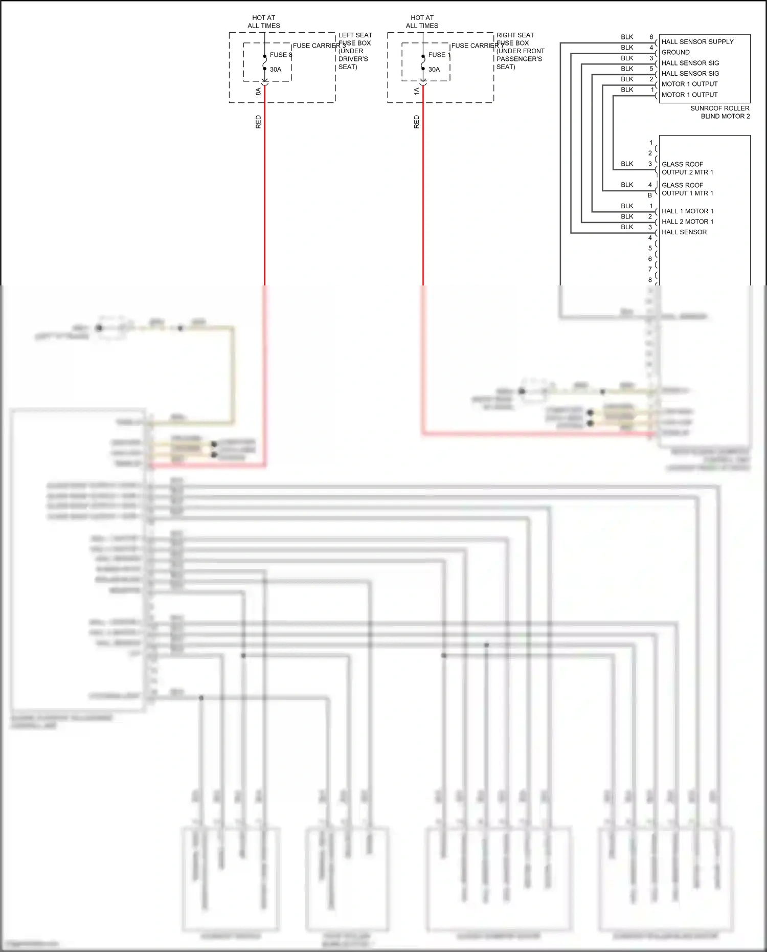 Wiring diagram red for Porsche Panamera 4 971 (2016-2020) (60 of 128)