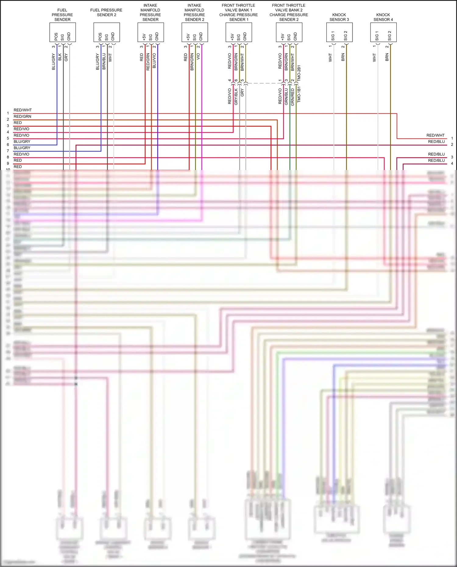 Porsche Panamera 4S 971 facelift (2020-2023) lambda ctrl wiring diagram  (7 of 12)