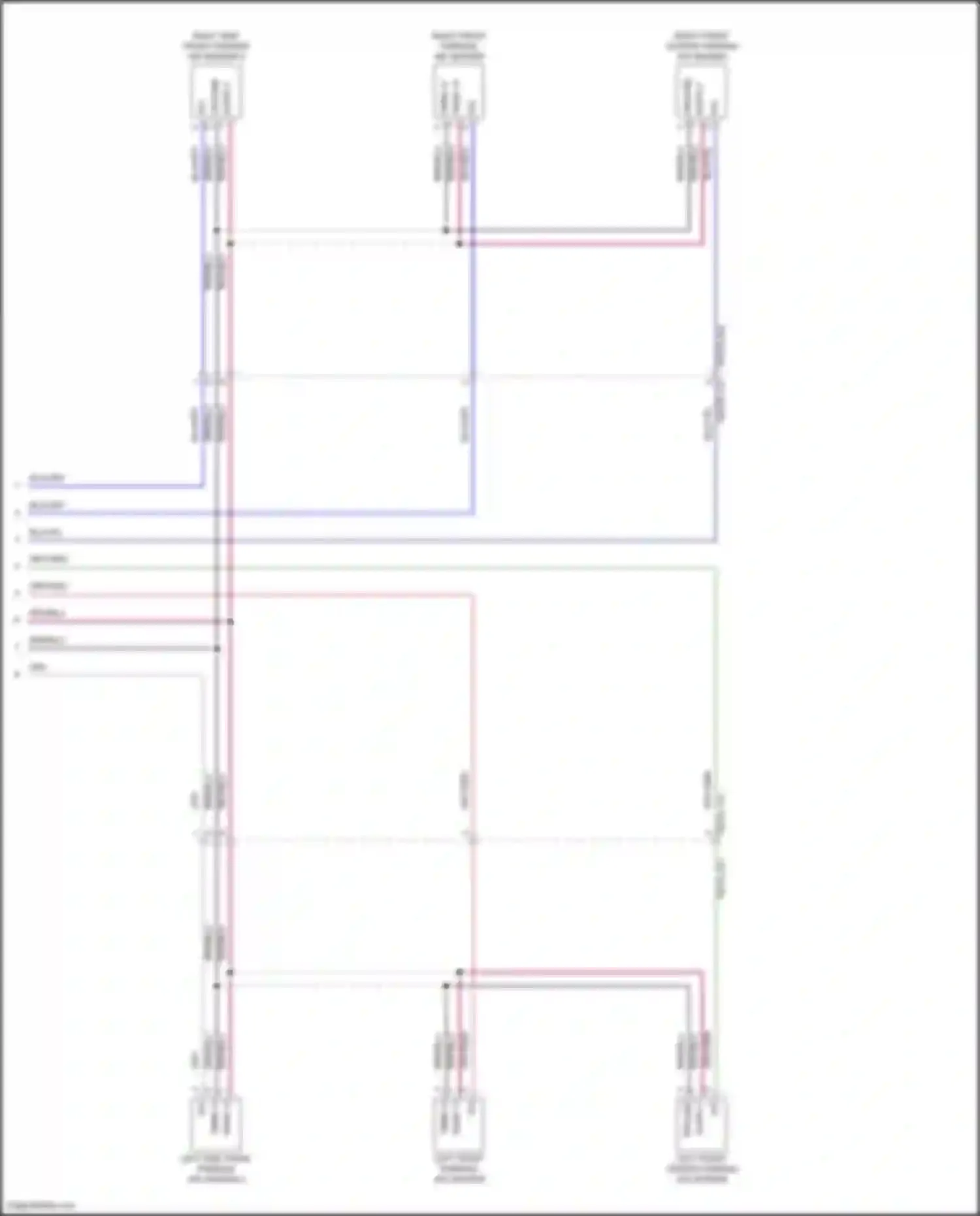 Panamera 4S Porsche 971 (2016-2020): Parking assistant circuit (2 of 2)