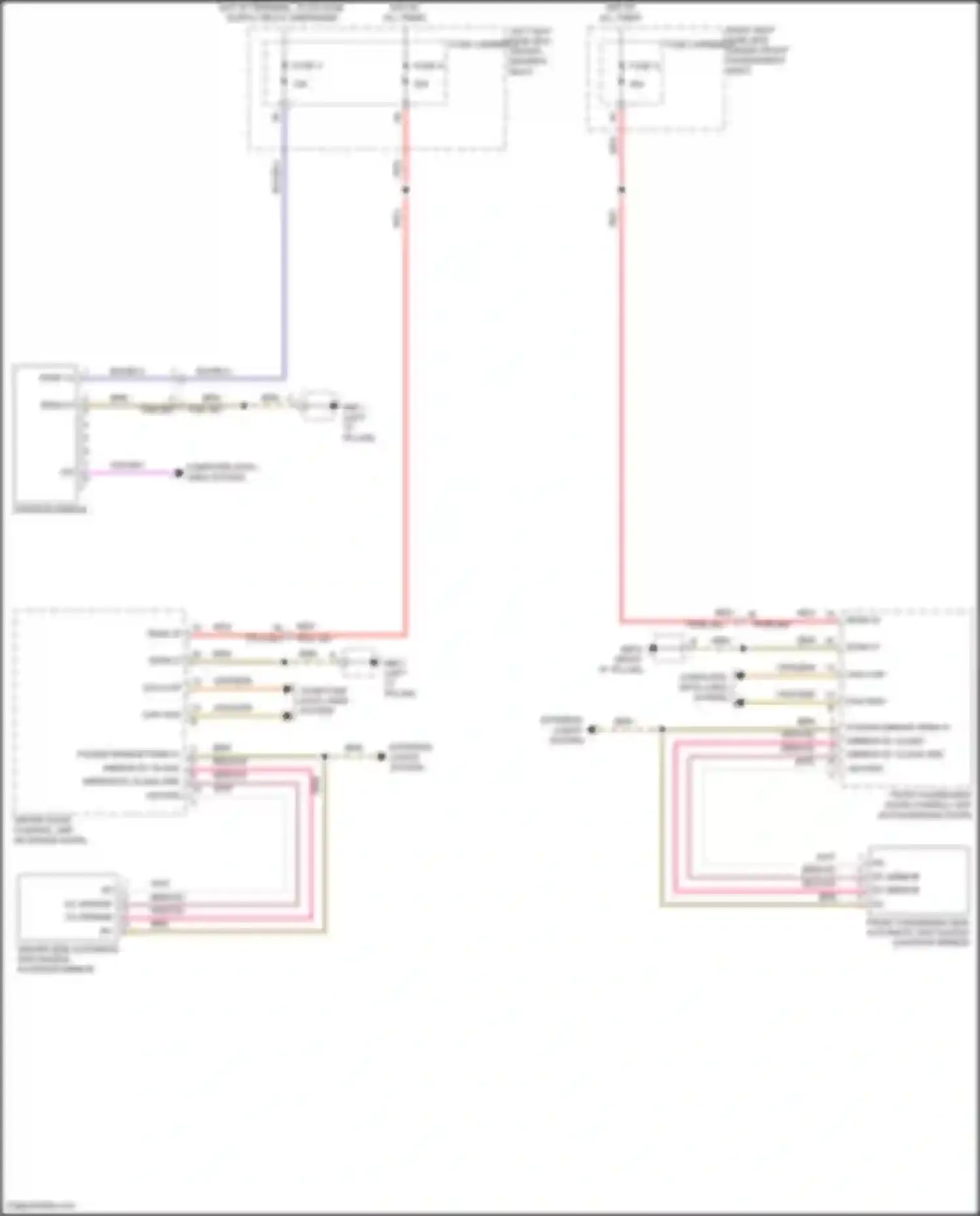 Wiring diagram computer data lines system for Porsche Panamera 4S 971 (2016-2020) (91 of 136)