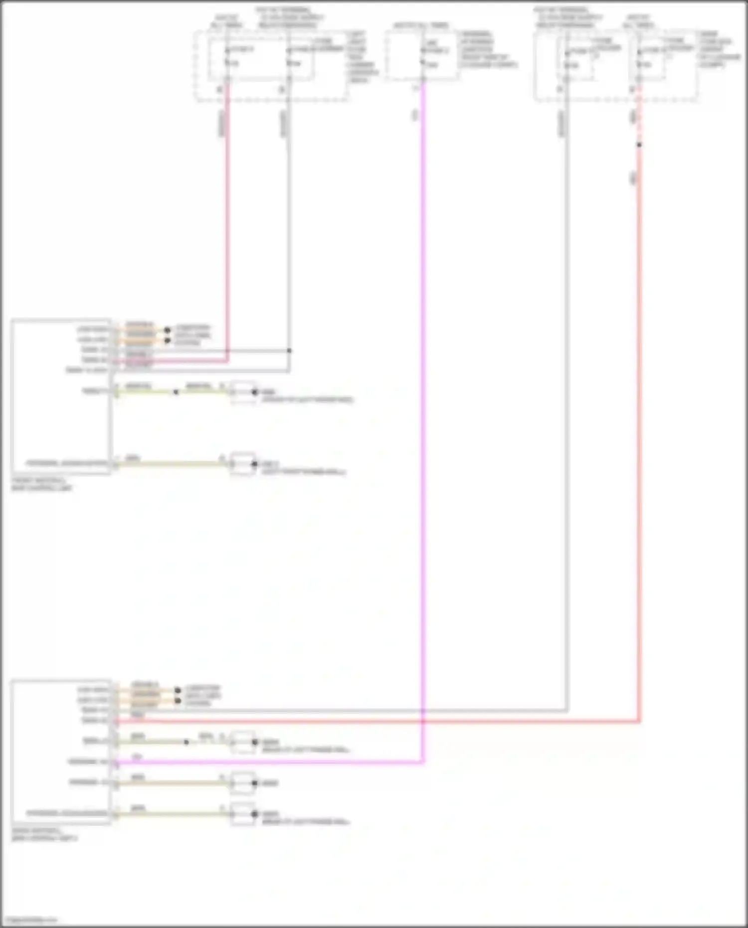 Wiring diagram computer data lines system for Porsche Panamera 4S 971 (2016-2020) (105 of 136)
